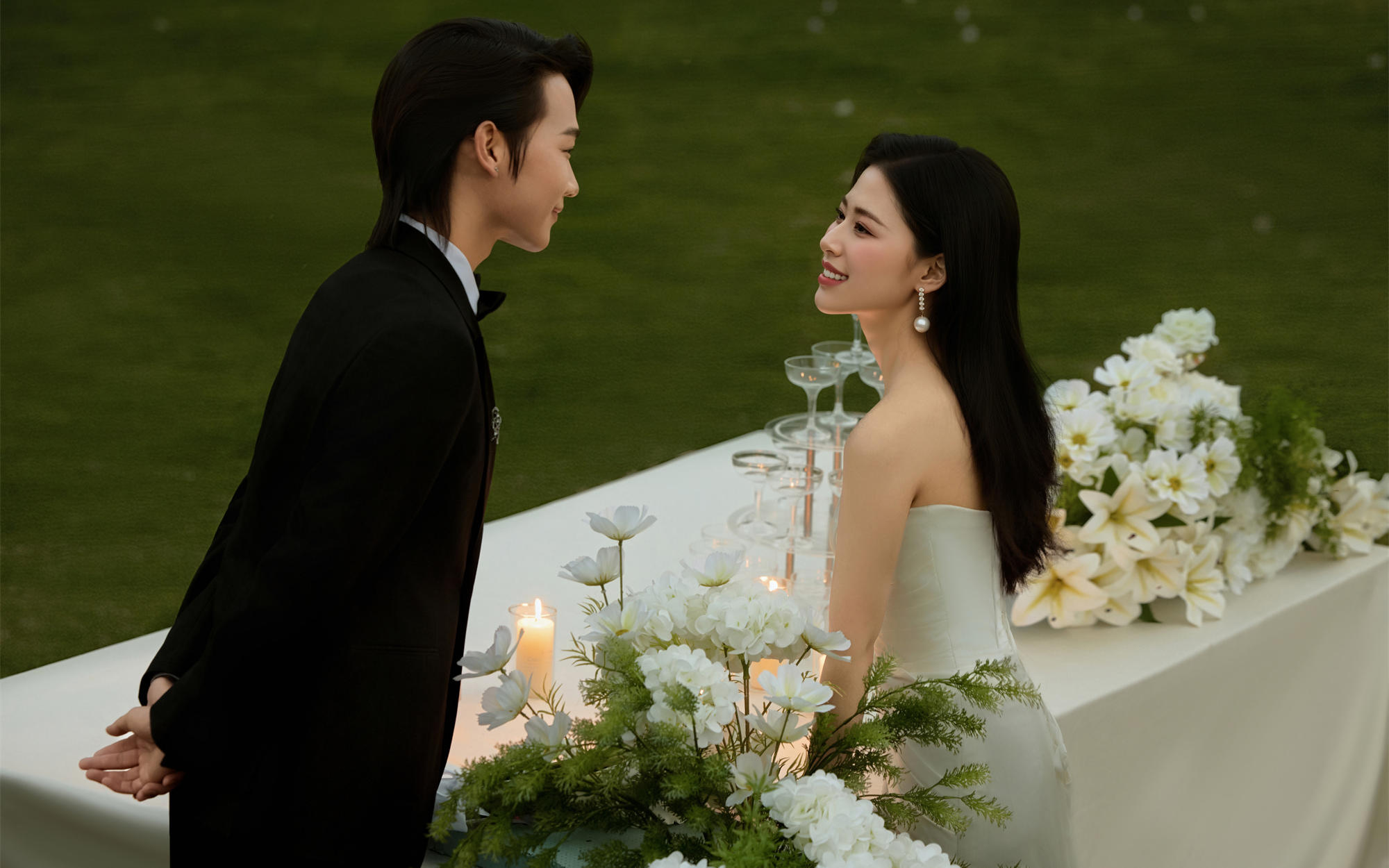 韩剧同款仪式感草坪婚纱照，好浪漫！