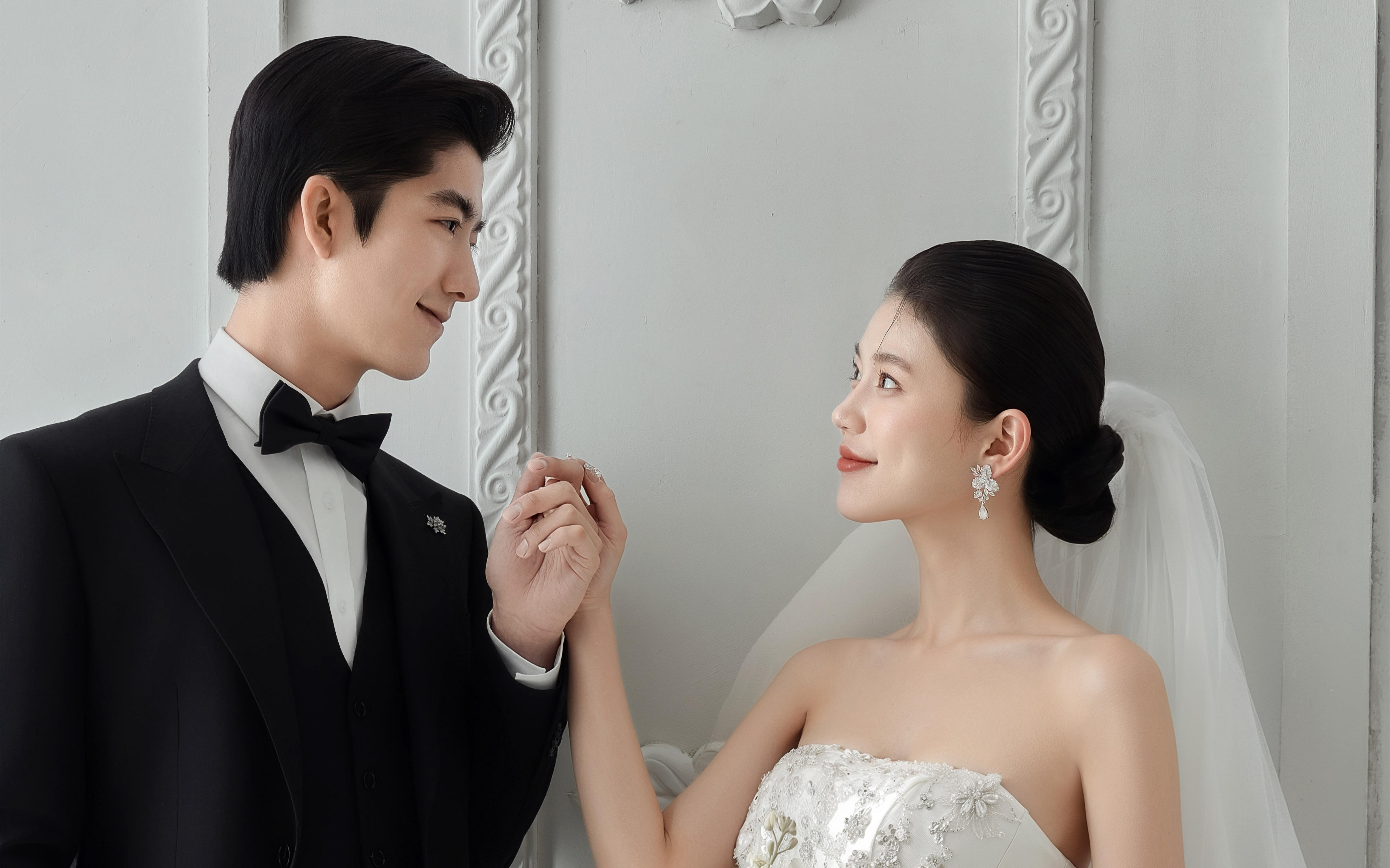 轻奢欧式极简风婚纱照