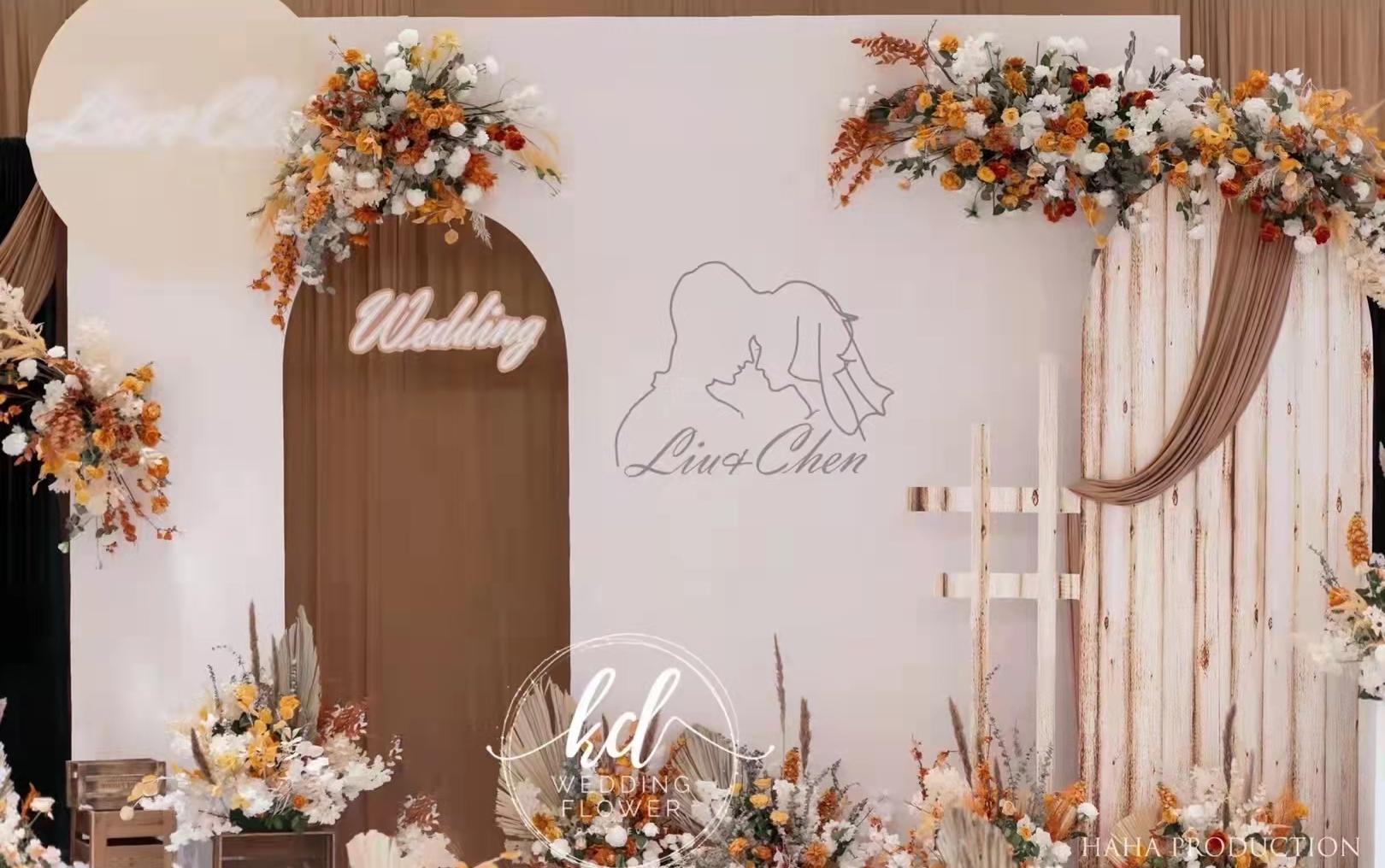 传统中式大气红金色主题婚礼