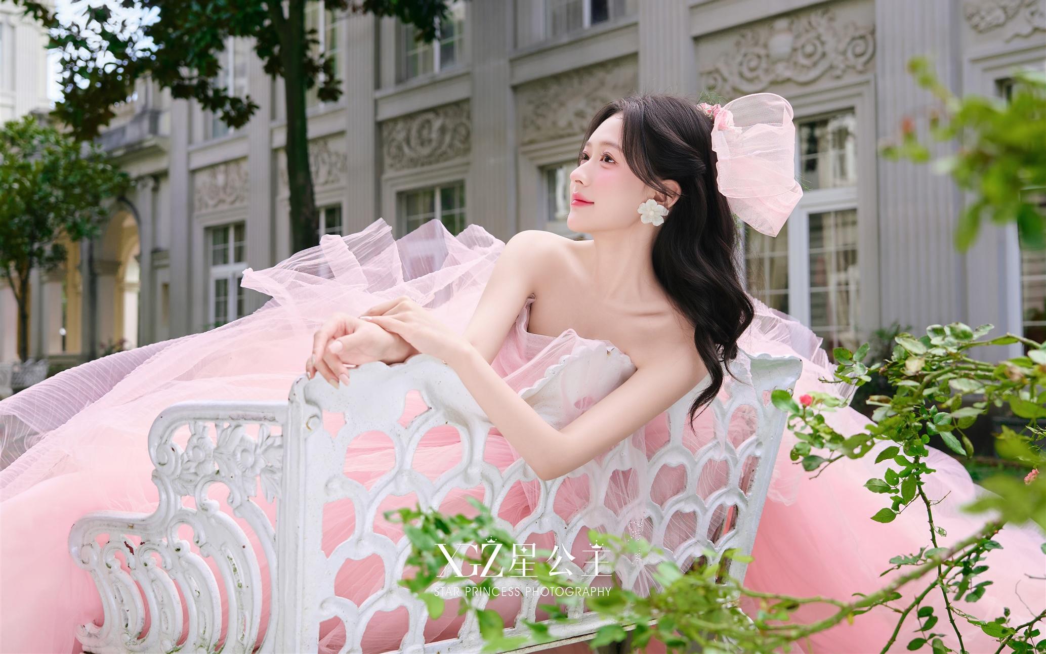 谁懂啊！把童话照进现实的婚纱照🎀 粉色梦境太绝