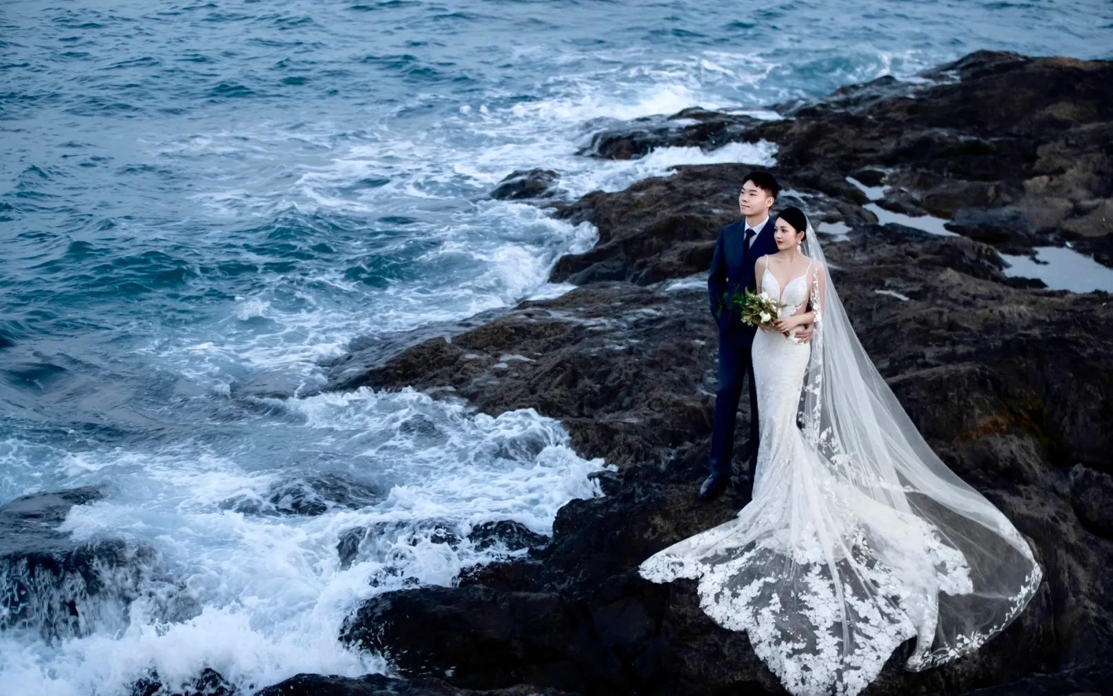 🌊三亚礁石婚纱照审美新level