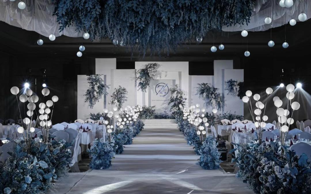 【高奢】室内水晶吊顶浪漫婚礼