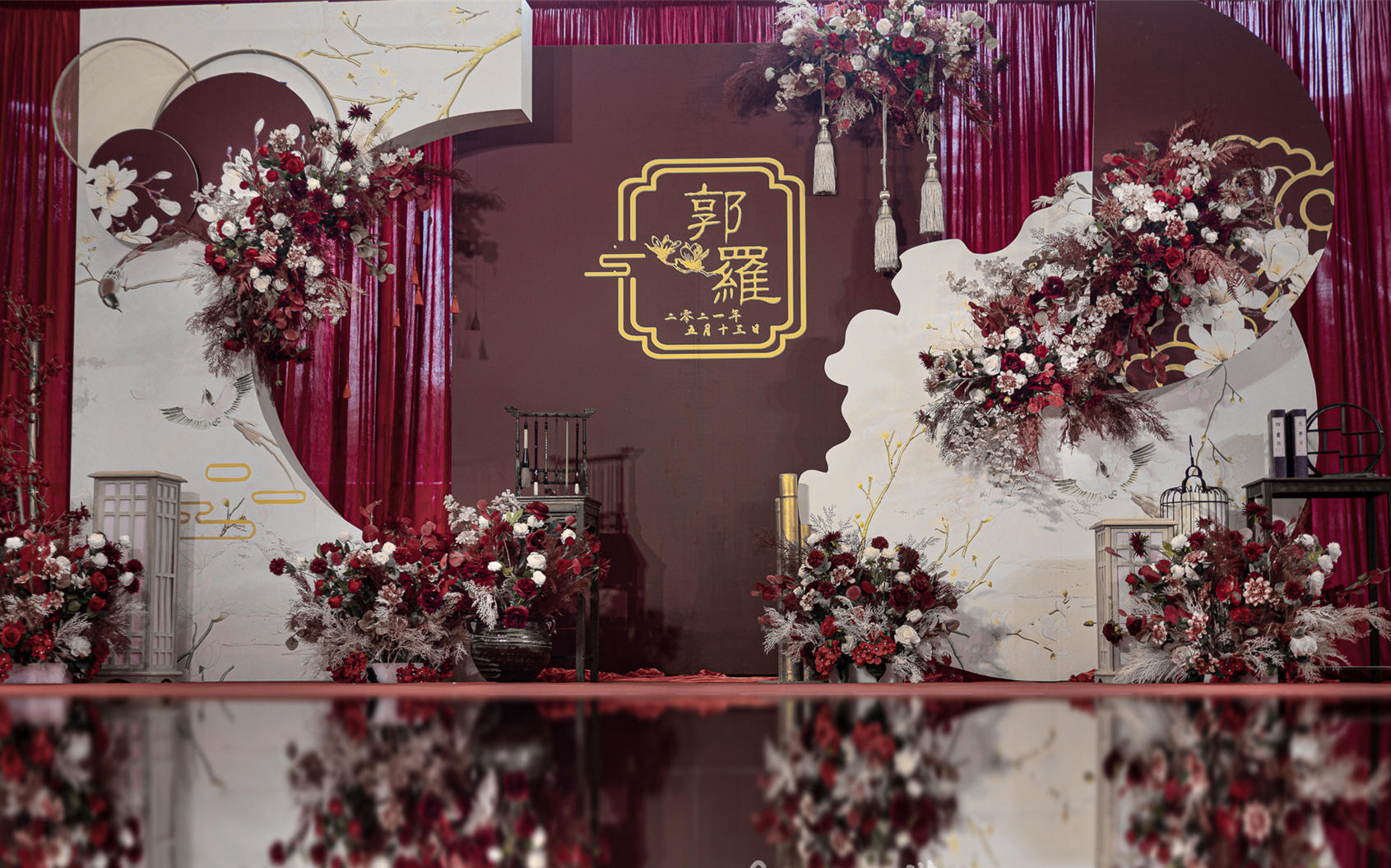 洛丽塔婚庆+海港城海鲜大酒楼丨红金色传统中式婚礼