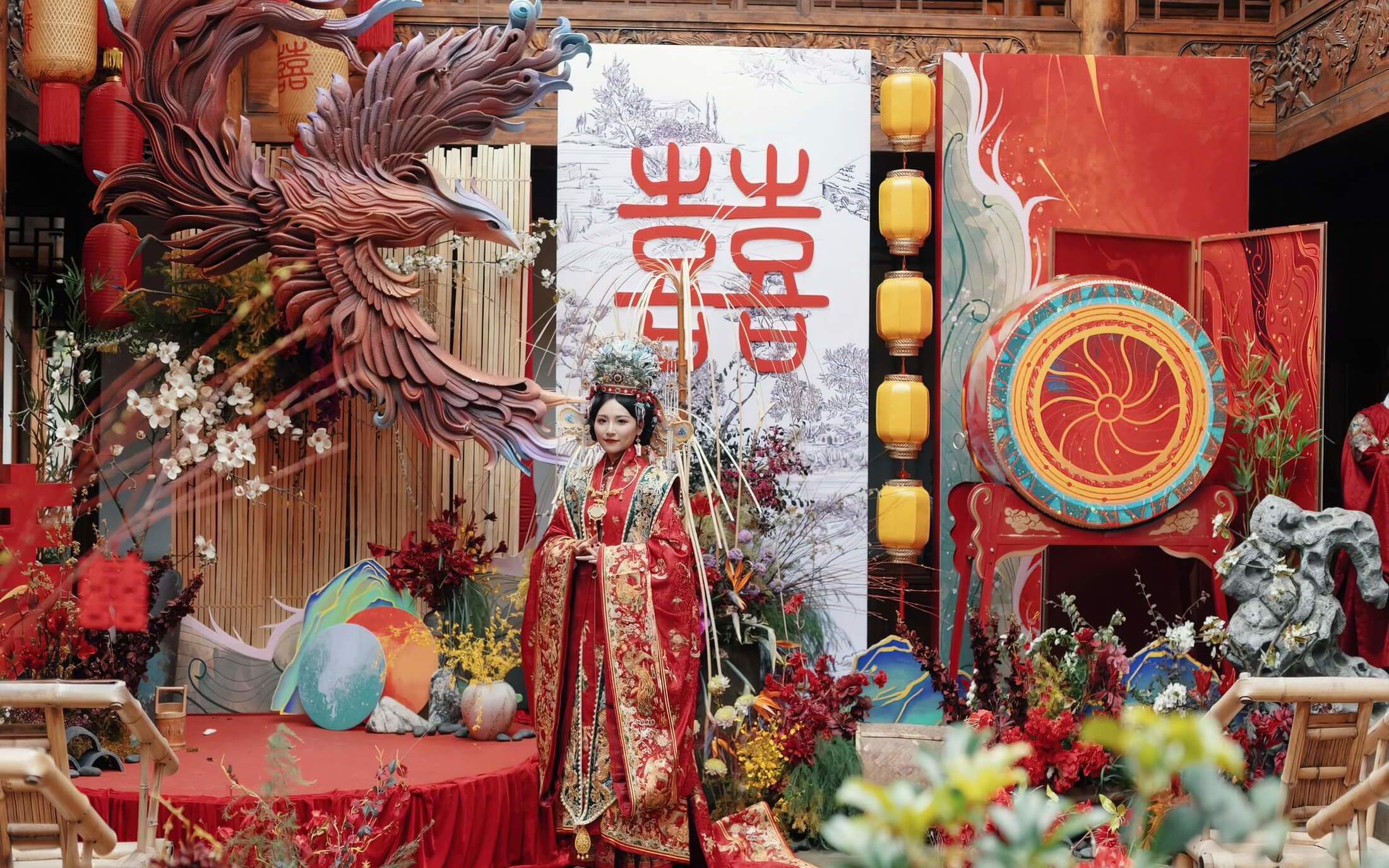 【紅妝】中式古風(fēng)小院漢式婚禮