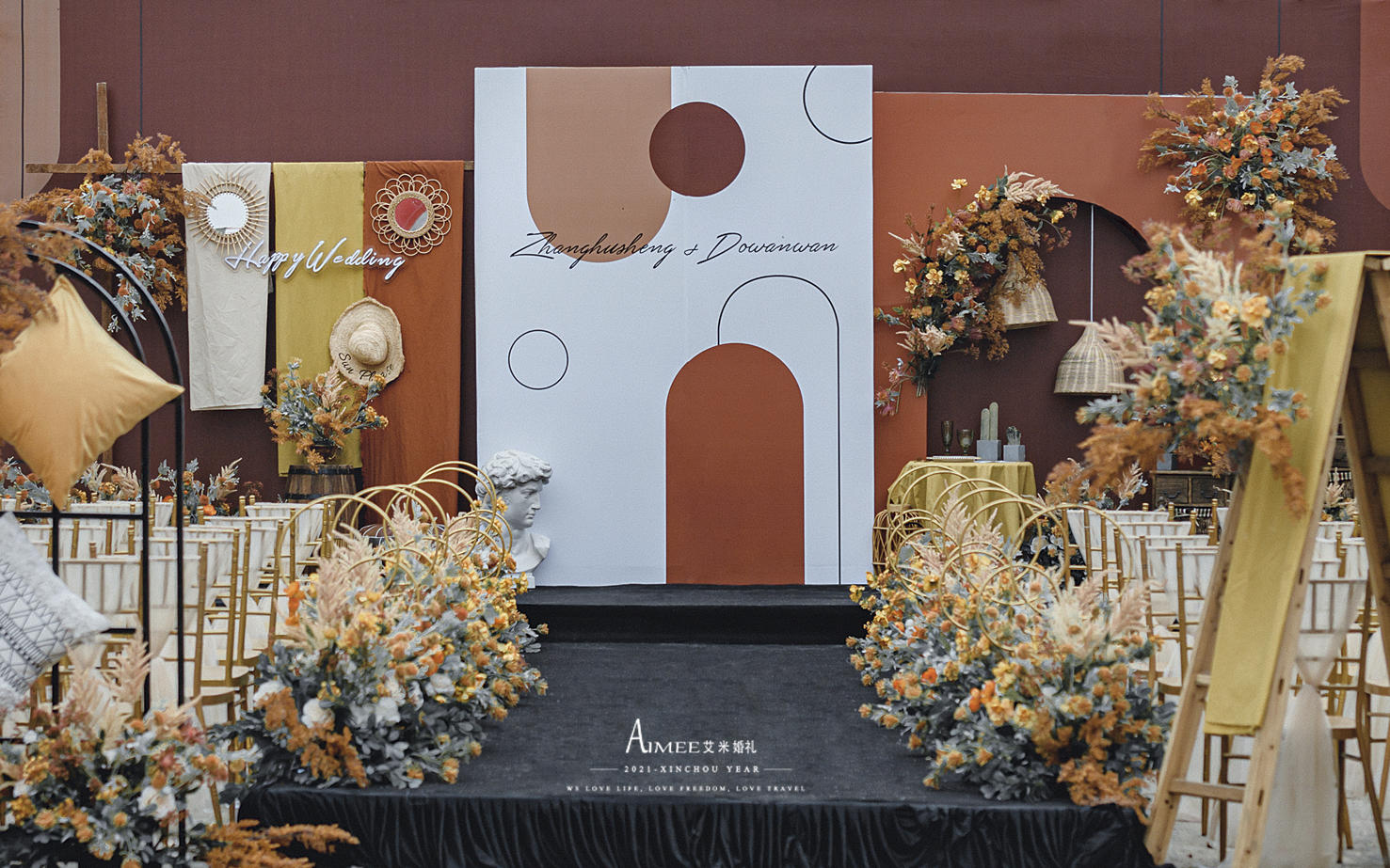 农村户外主题婚礼《摩洛哥》旺季婚礼期间不参与活动