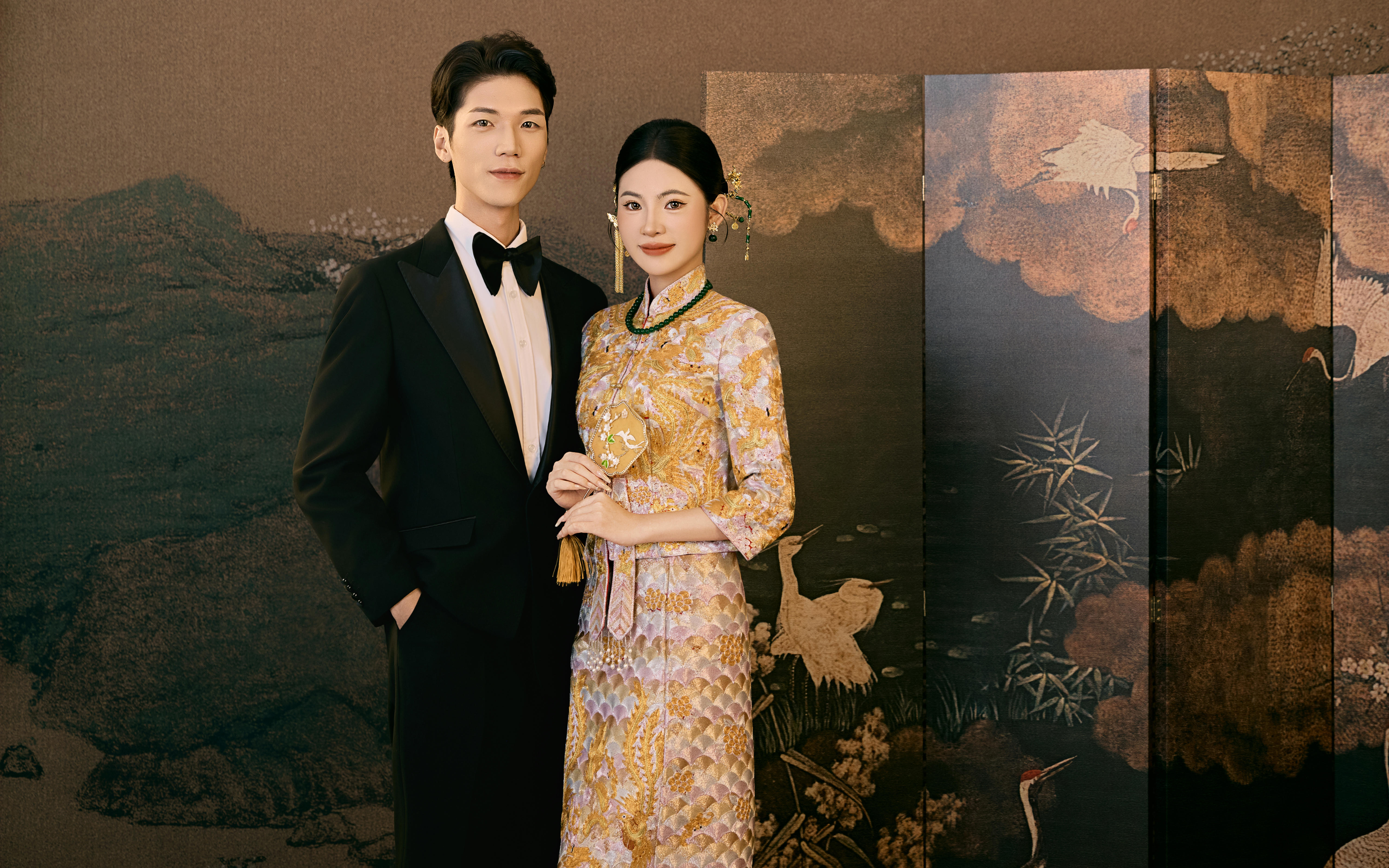 色色婚纱中式囍嫁—交织