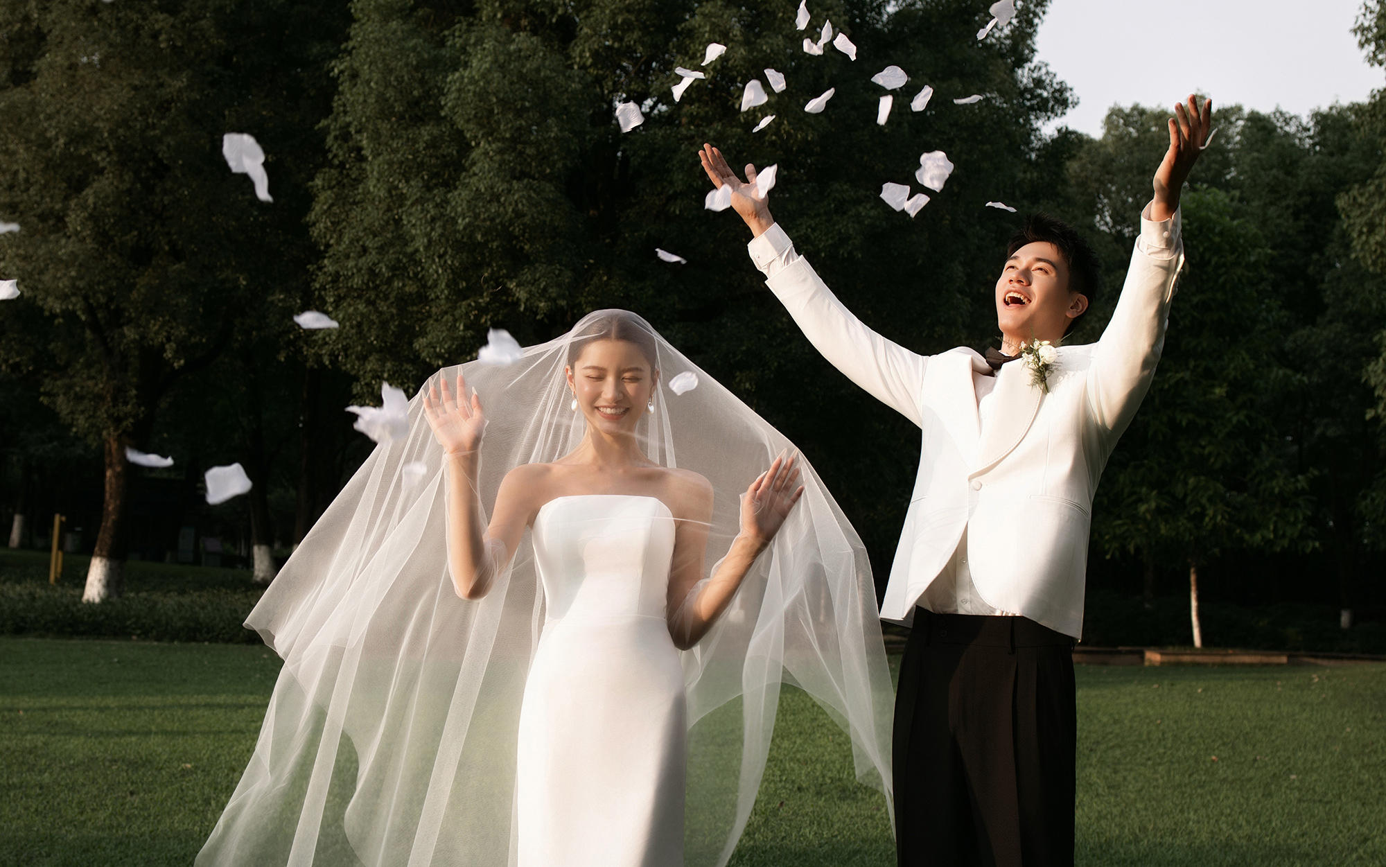 天冷也拍出了人生的婚紗照！超美的！