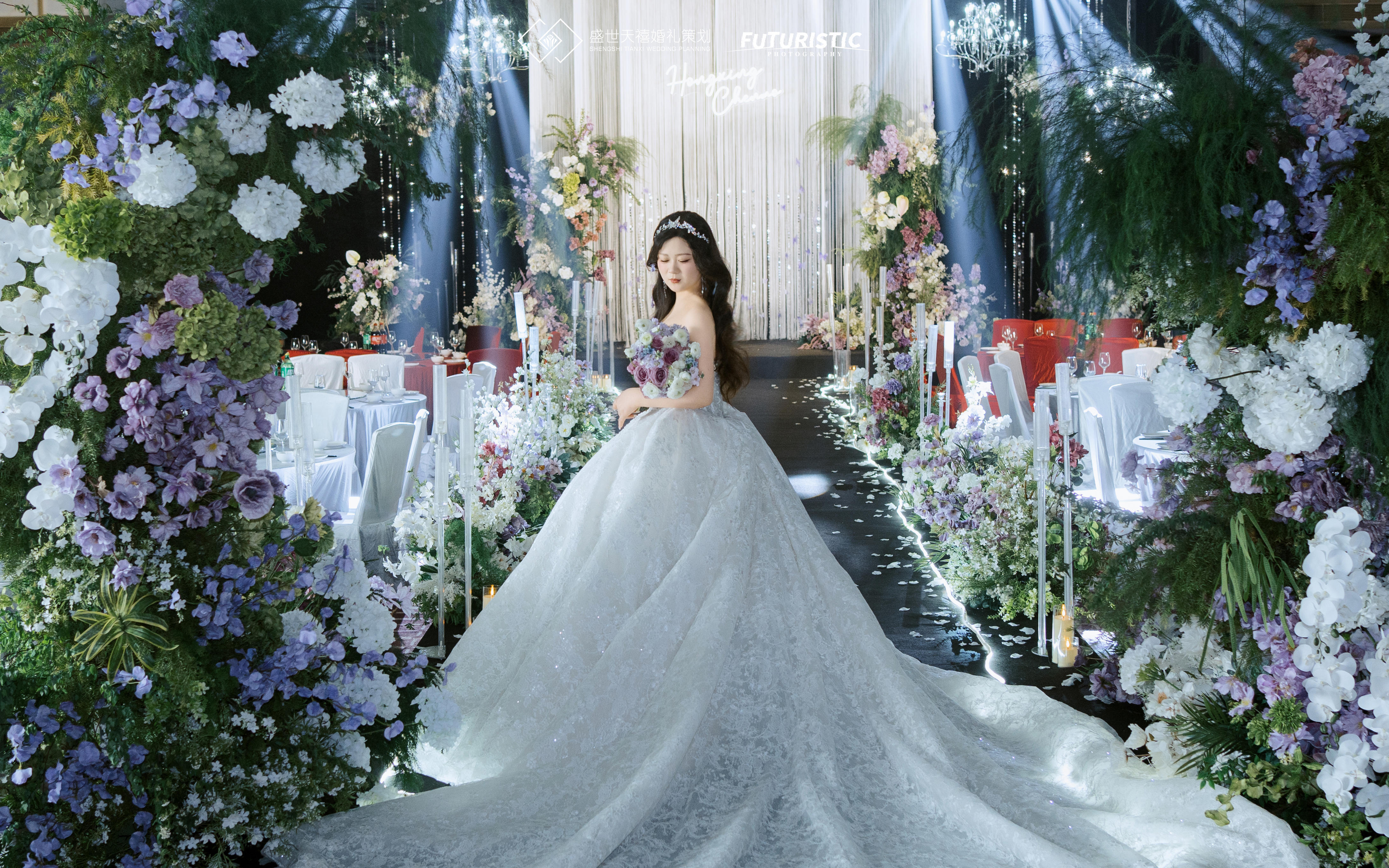 白綠清新紫色系婚禮