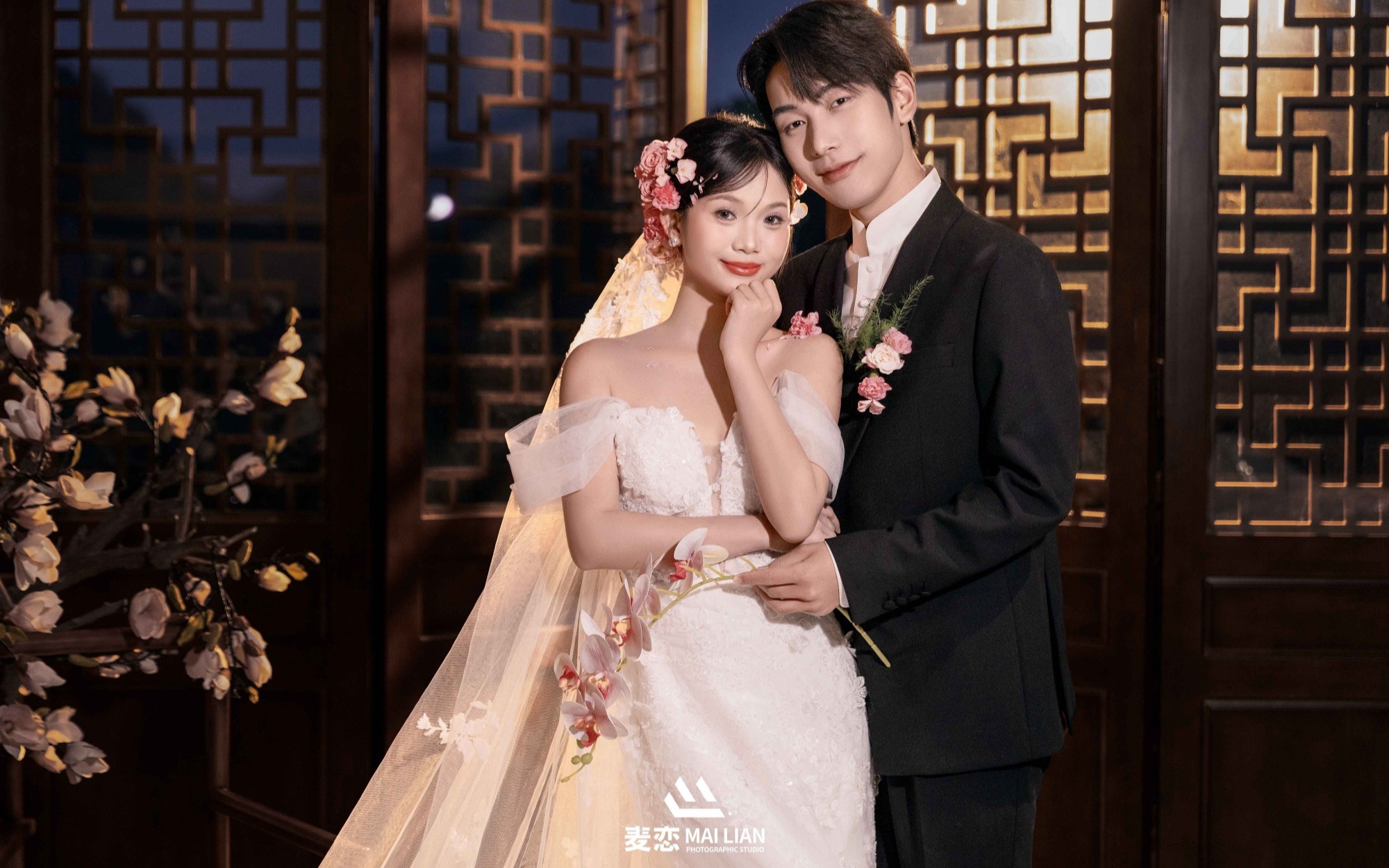 氛围感拉满！新中式园林婚纱照美到失语🌸