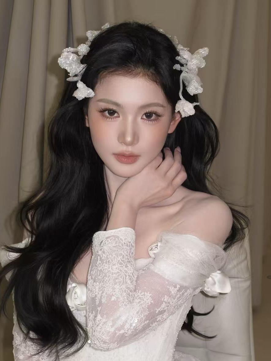 千金感氛围感披发~新娘试妆