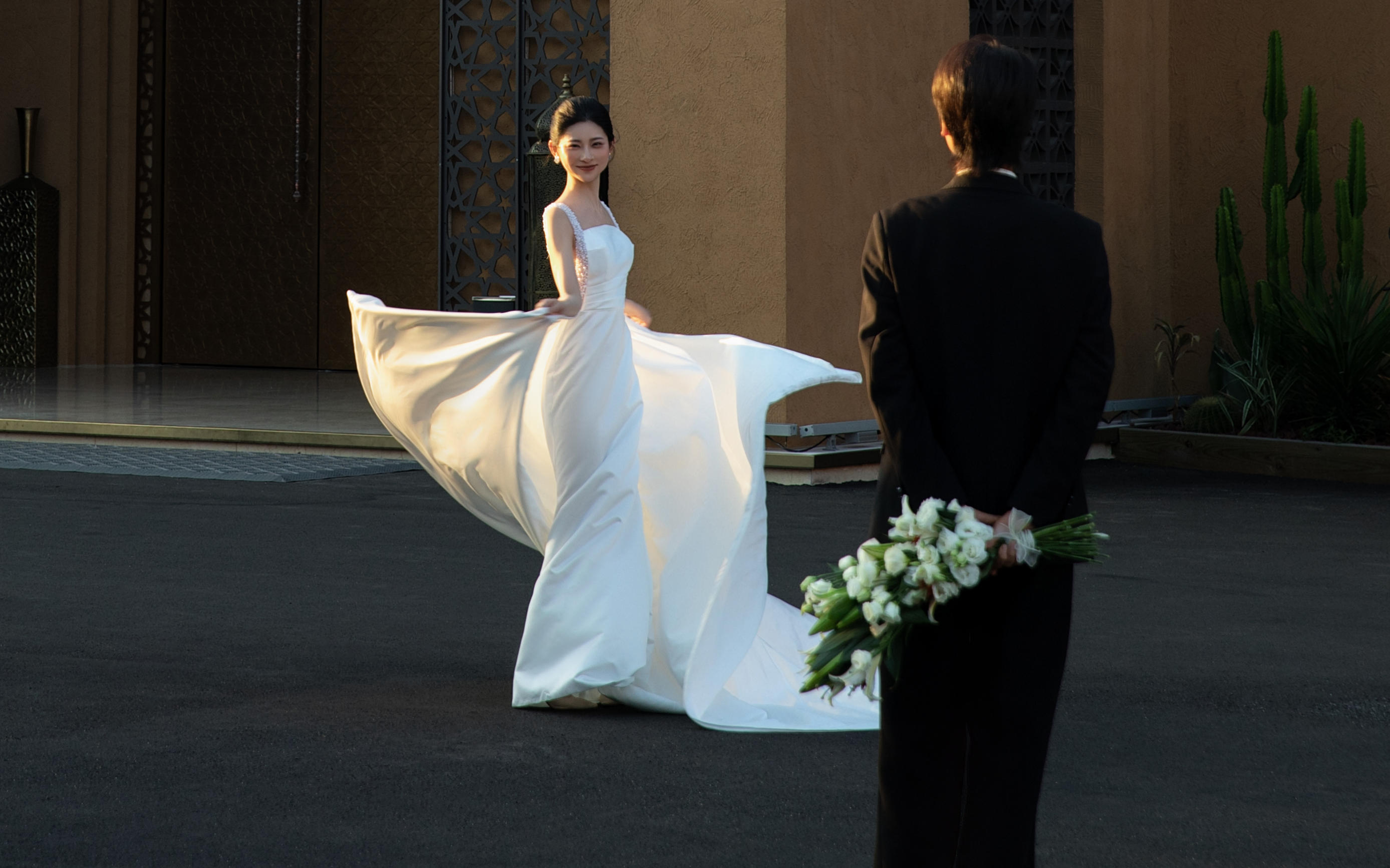 唯美风结婚登记照/最美结婚证件照