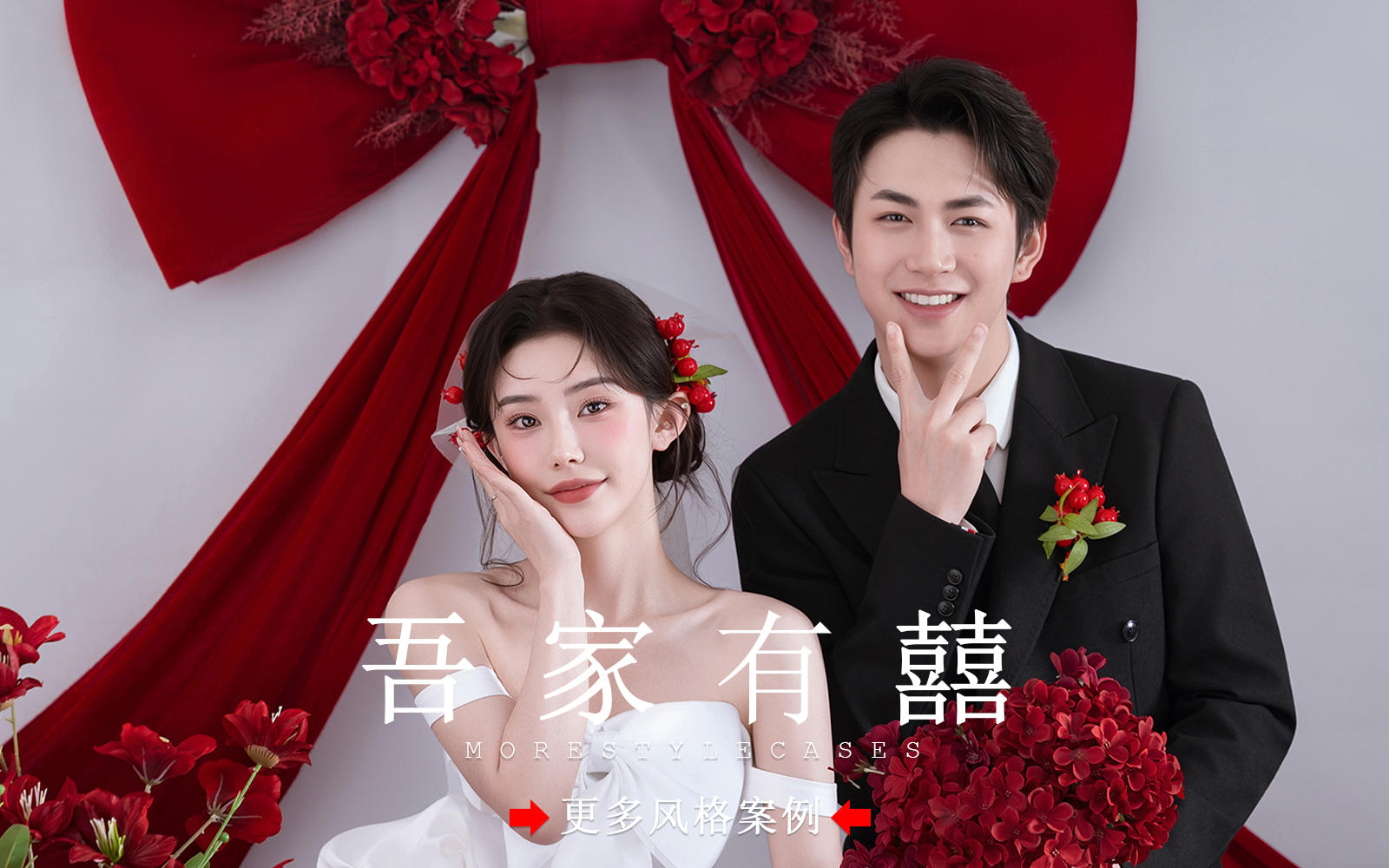 【皇后视觉】这波超甜丨甜蜜氛围感拉满的喜嫁婚纱照