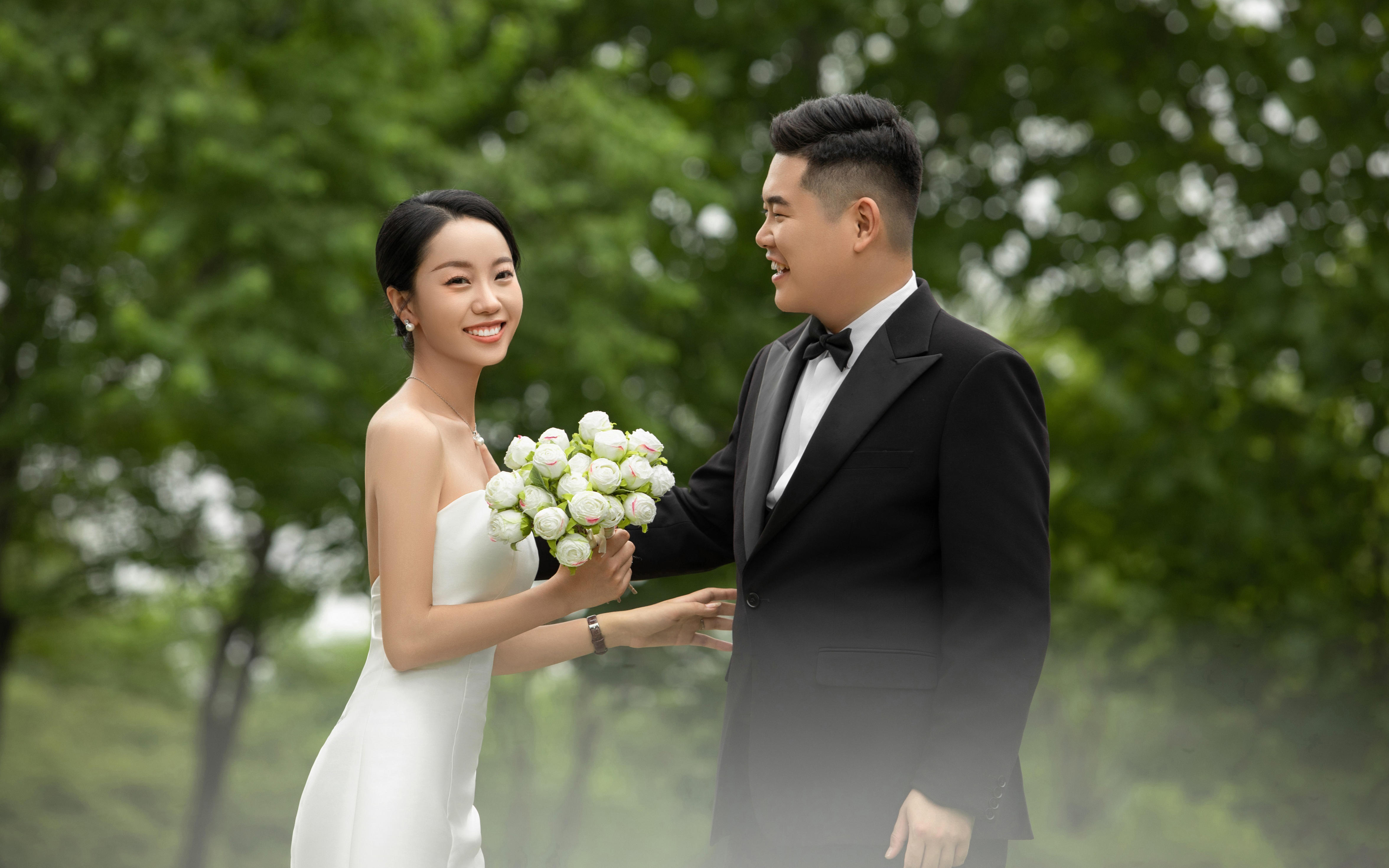 专属于我们INS风婚纱照的快乐