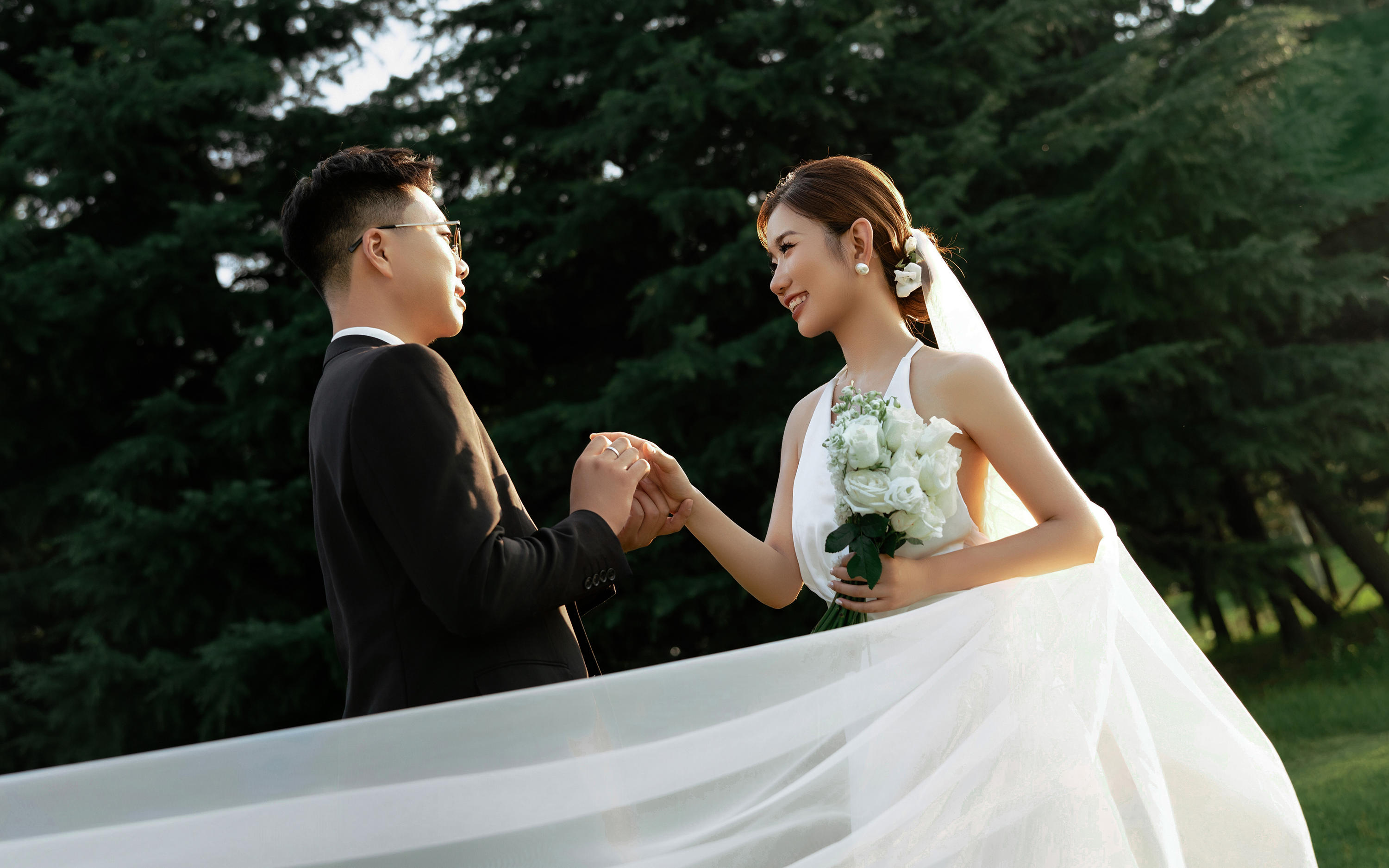 客片｜一眼就心动的森系婚纱照