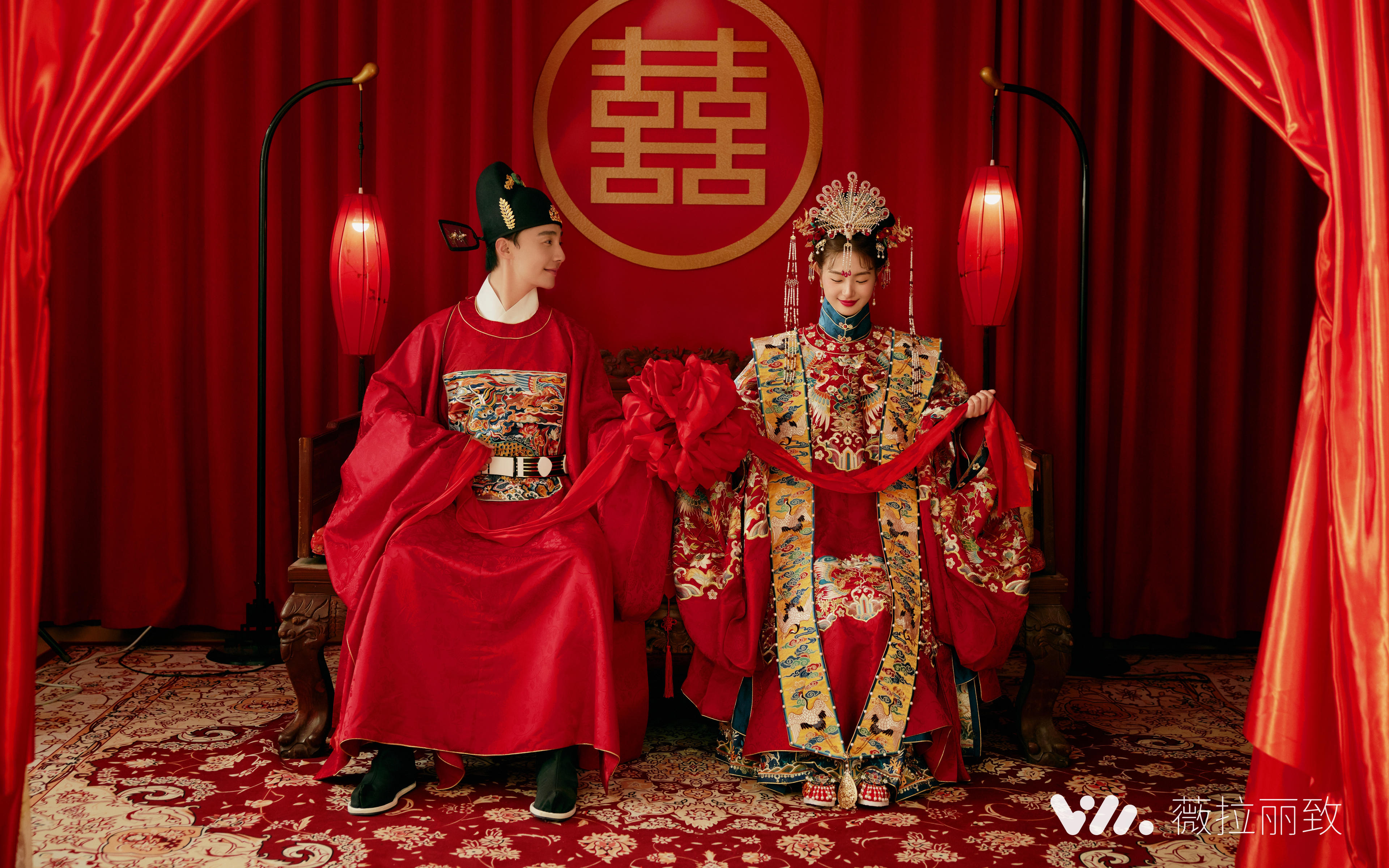 拍了心心念念的汉服婚纱照🏮每张都很美