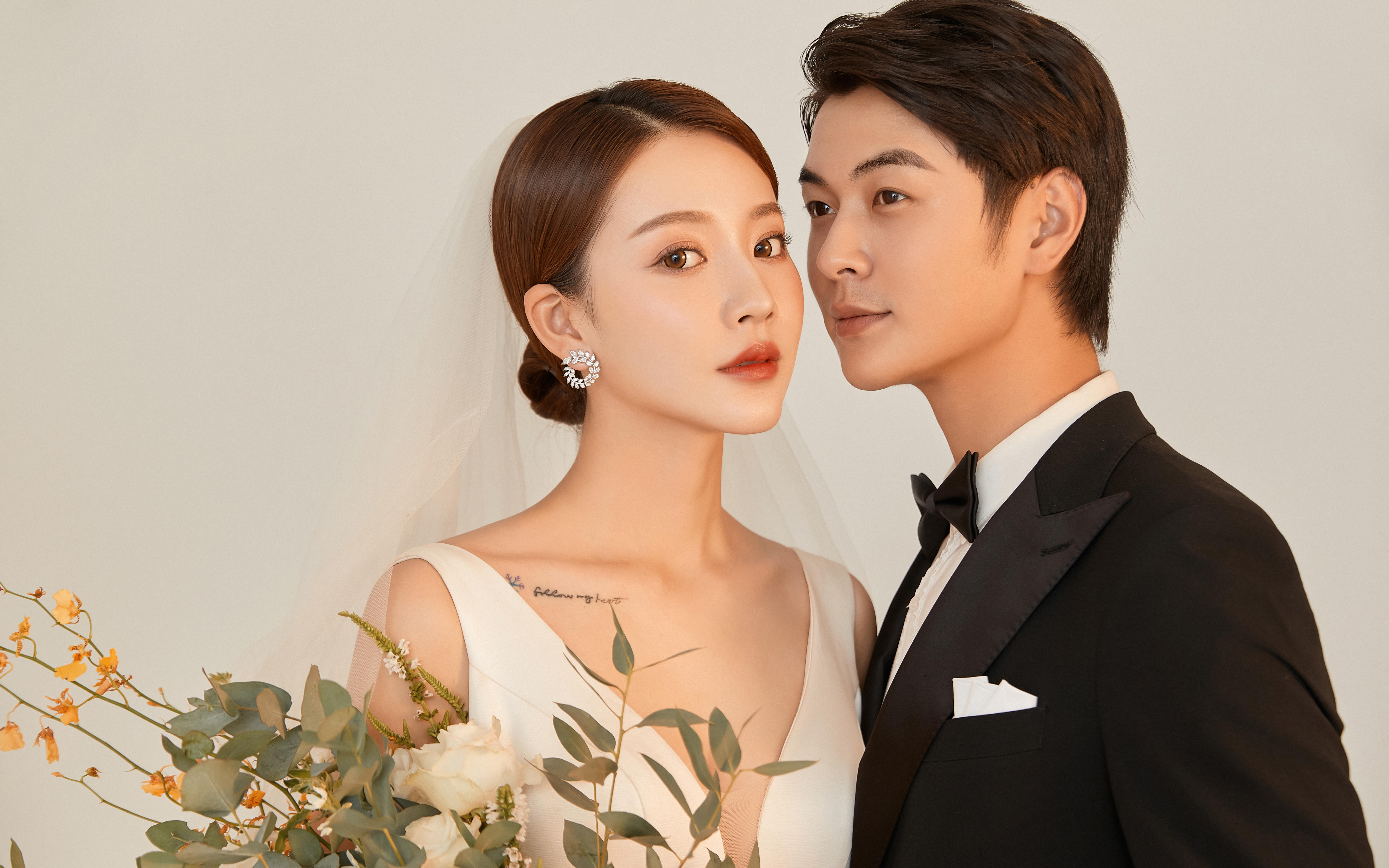 【大婚肖像】又是一套一张封神的室内光影婚纱照