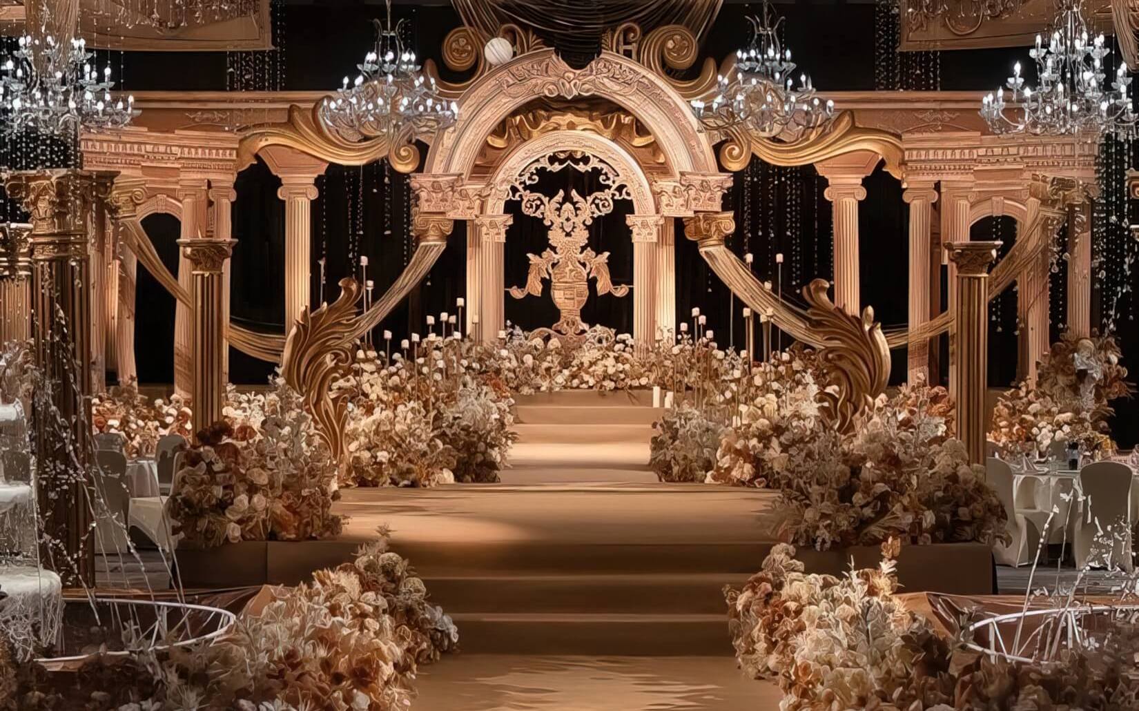 黑金元素演繹歐式浪漫