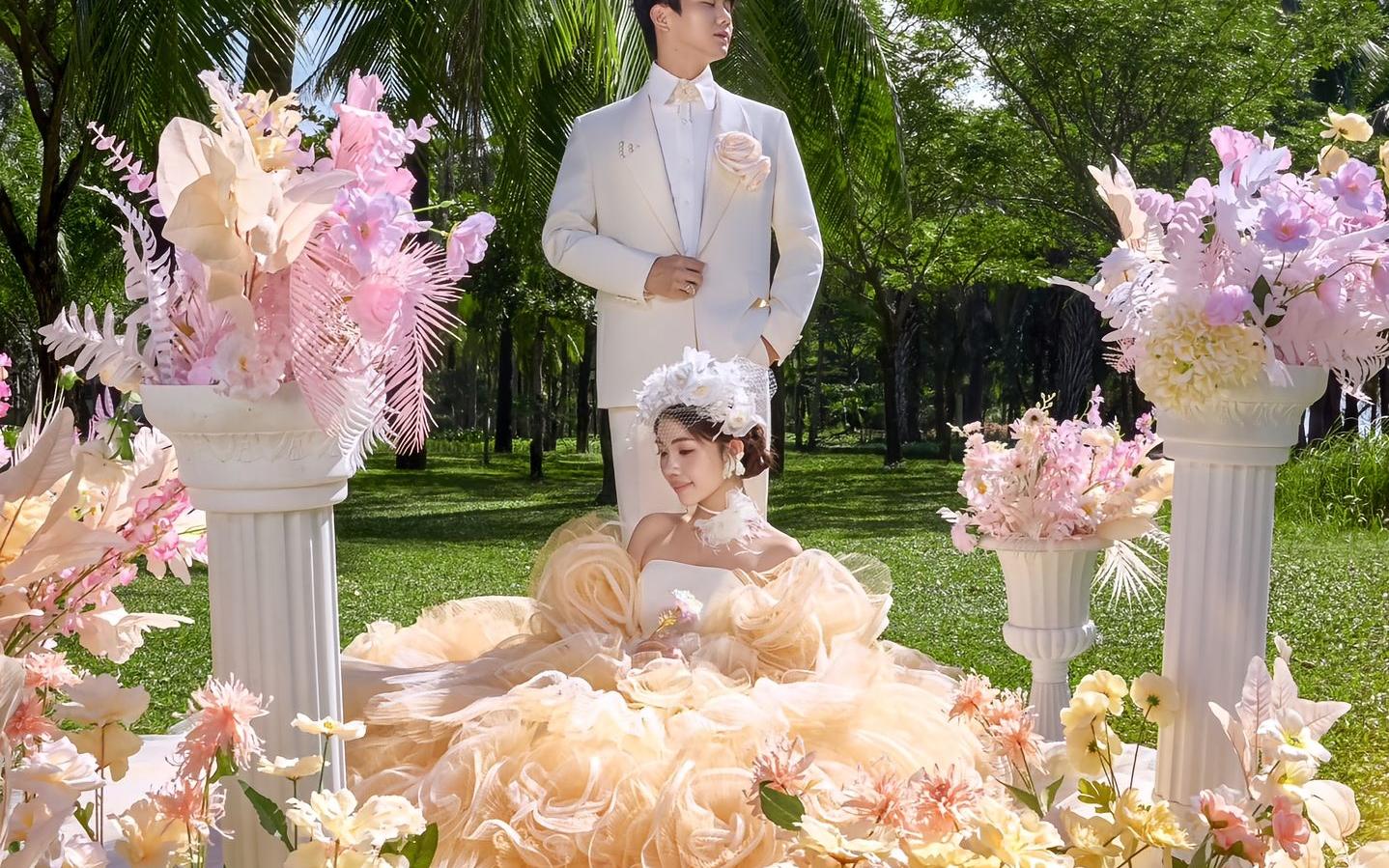別劃走?4988拍椰林花仙子婚紗照