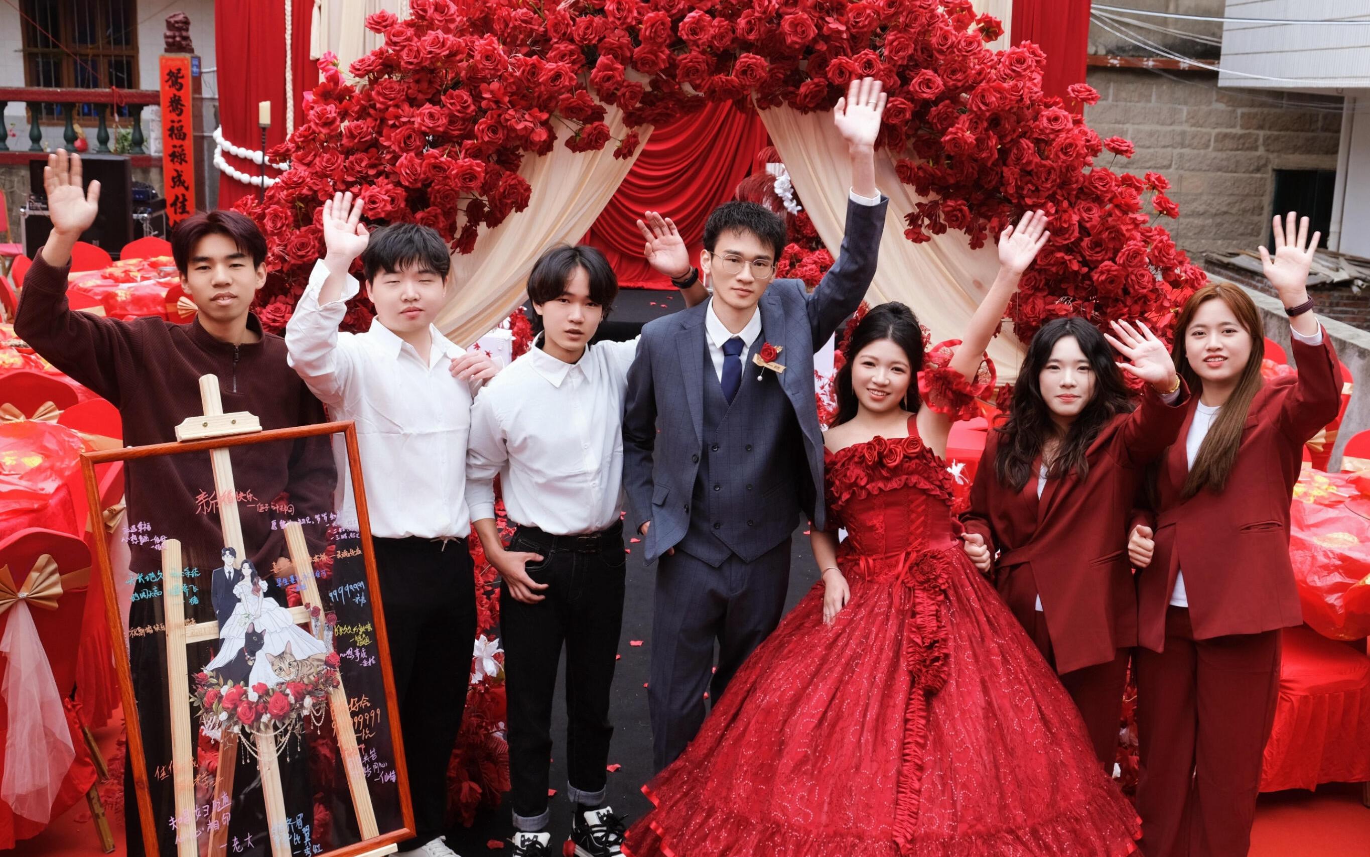 【金铂爵】庆阳老家小院户外婚礼布置