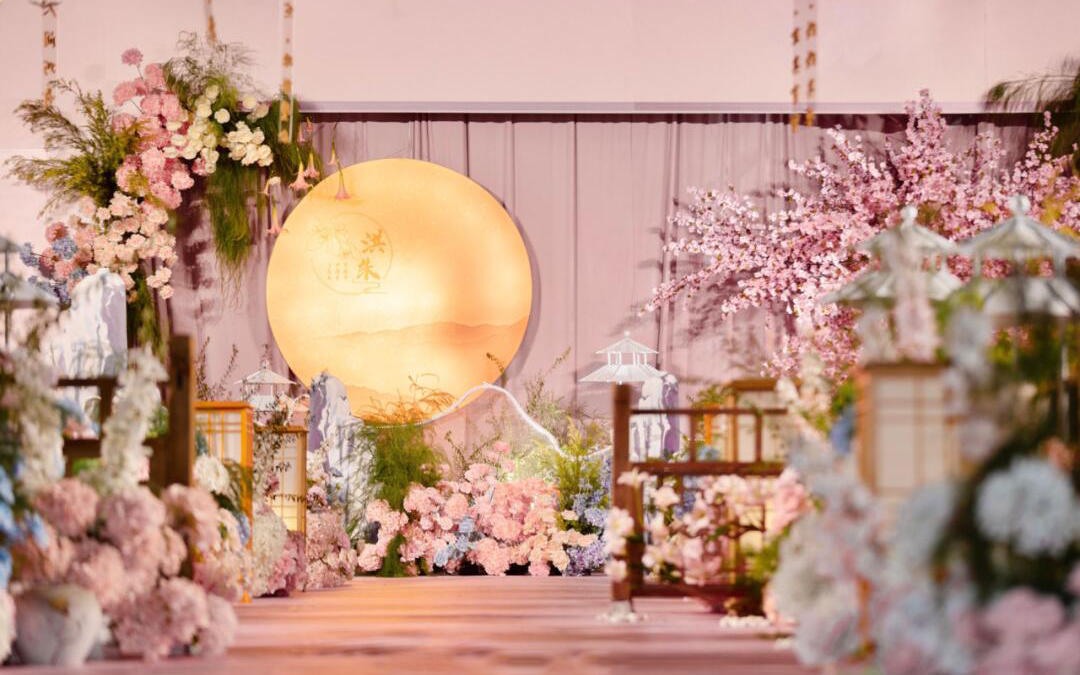 如诗如画丨东方美学仙境般的新中式婚礼