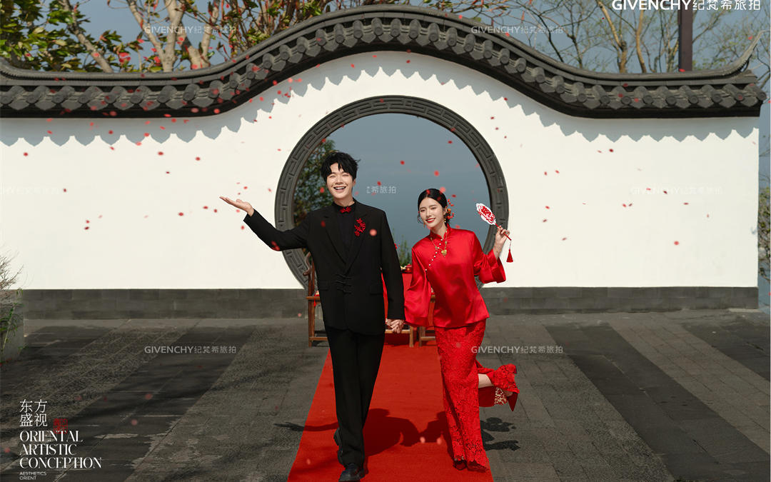 【大理旅拍】被全家夸赞的中国红新中式婚纱照