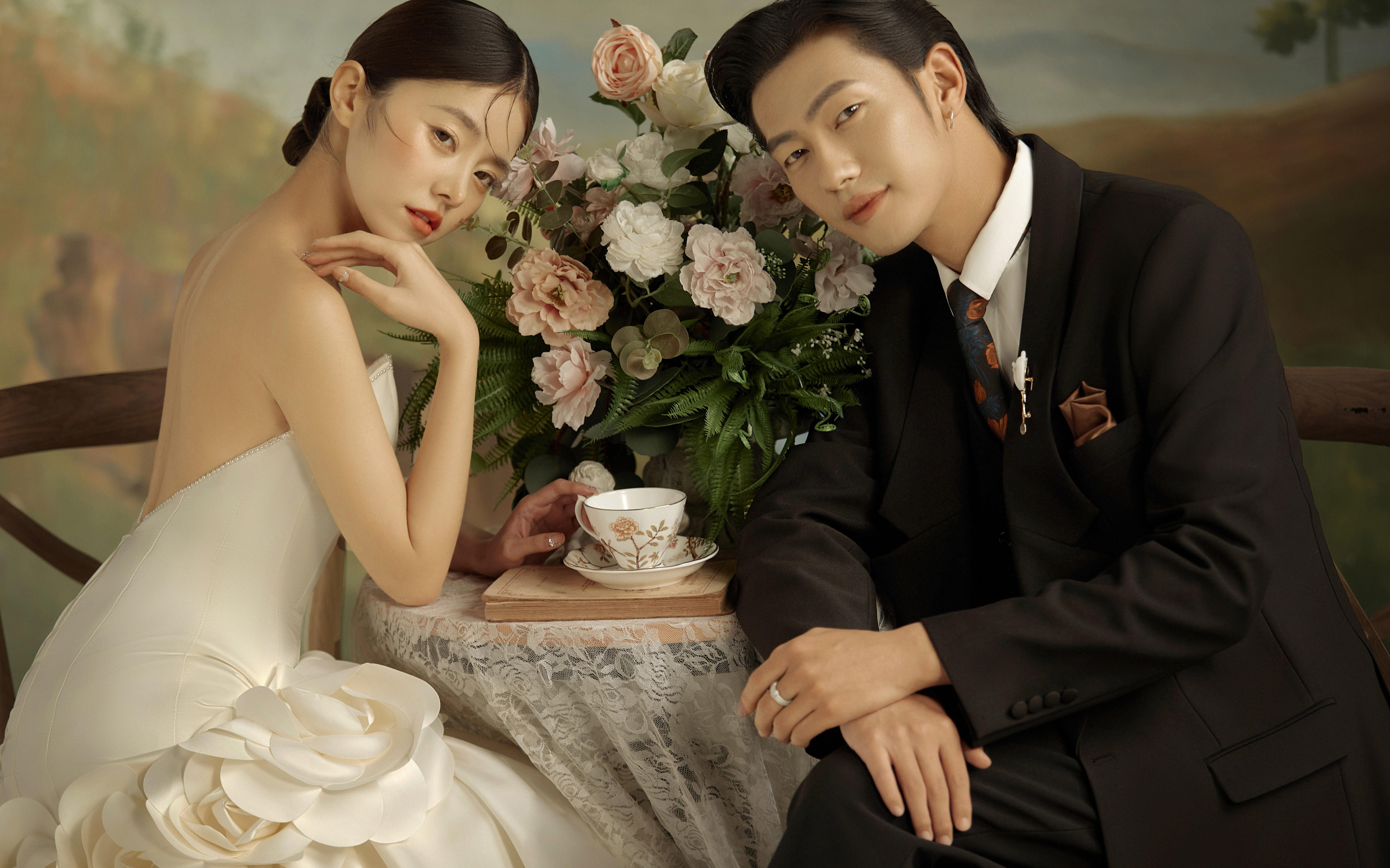 铂斐旅拍-韩系复古油画倾心之作