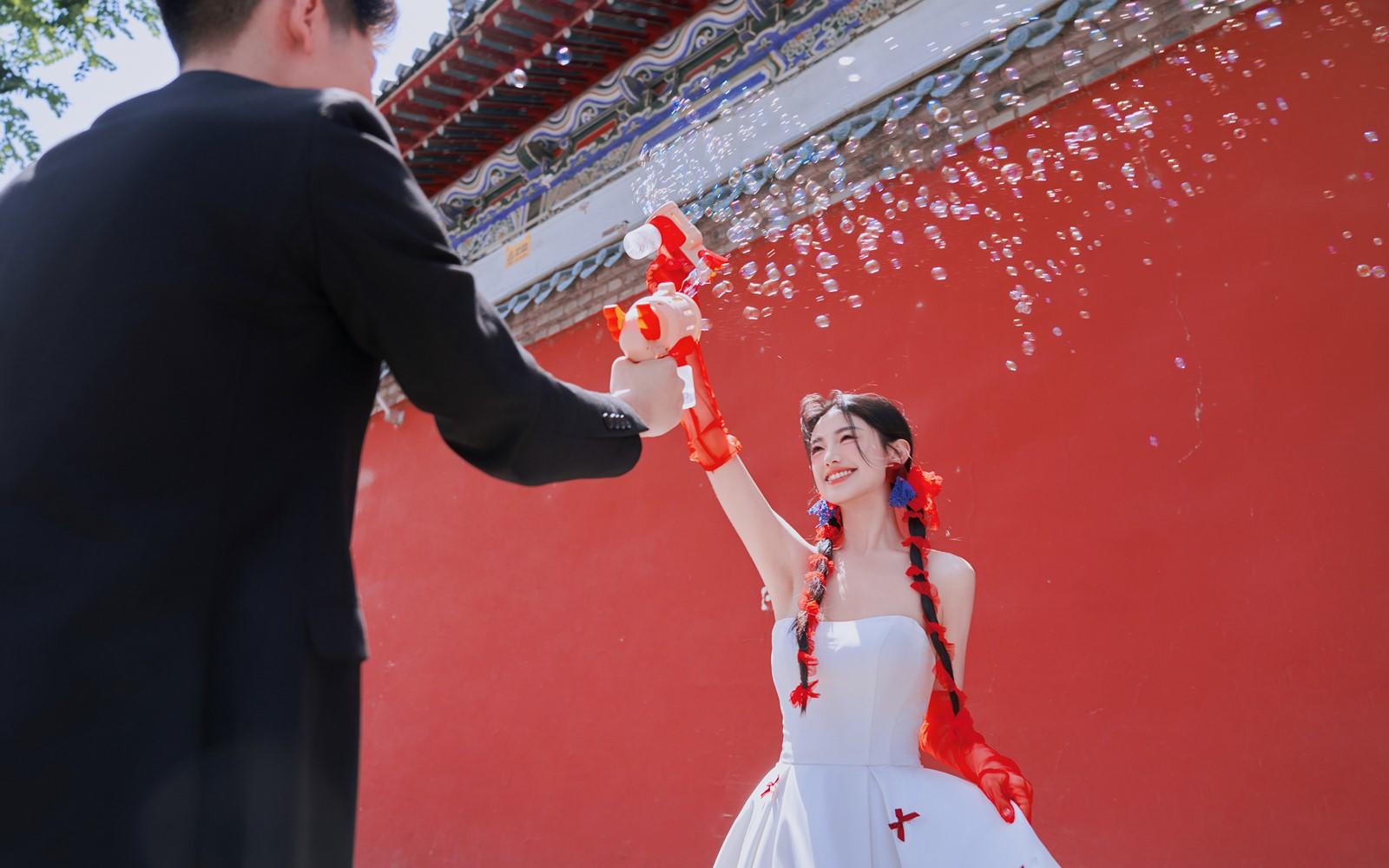 銀川喜嫁生命力婚紗照??也太甜了吧??