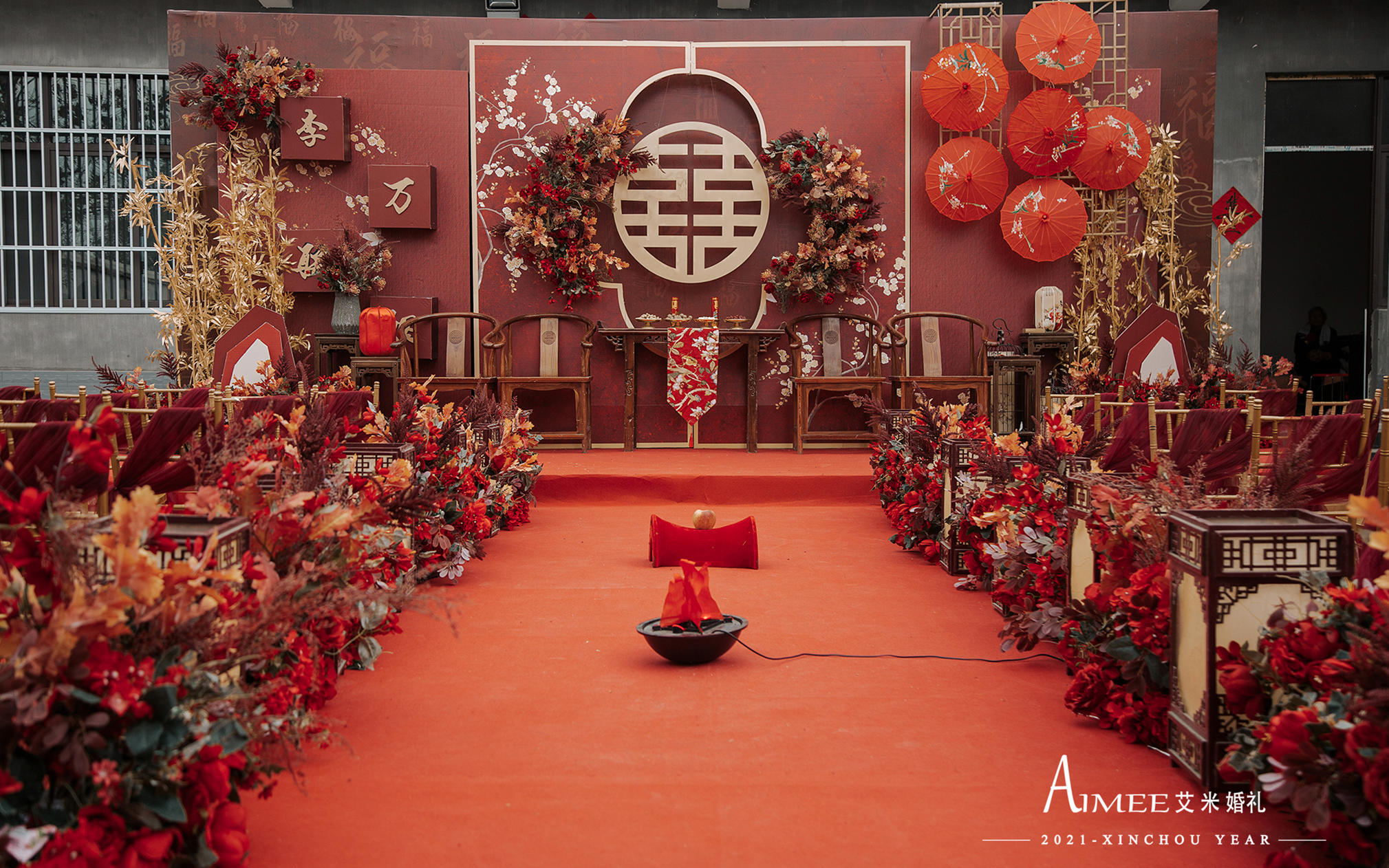 户外小资中式婚礼《囍嫁》婚礼旺季期间不参与活动