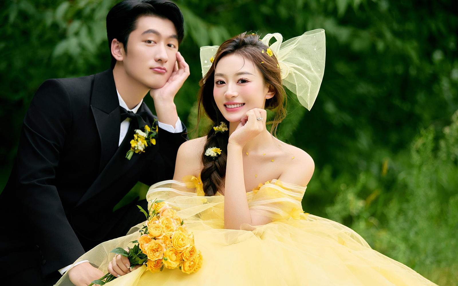 仙女必拍??少女夢(mèng)中的森系婚紗照
