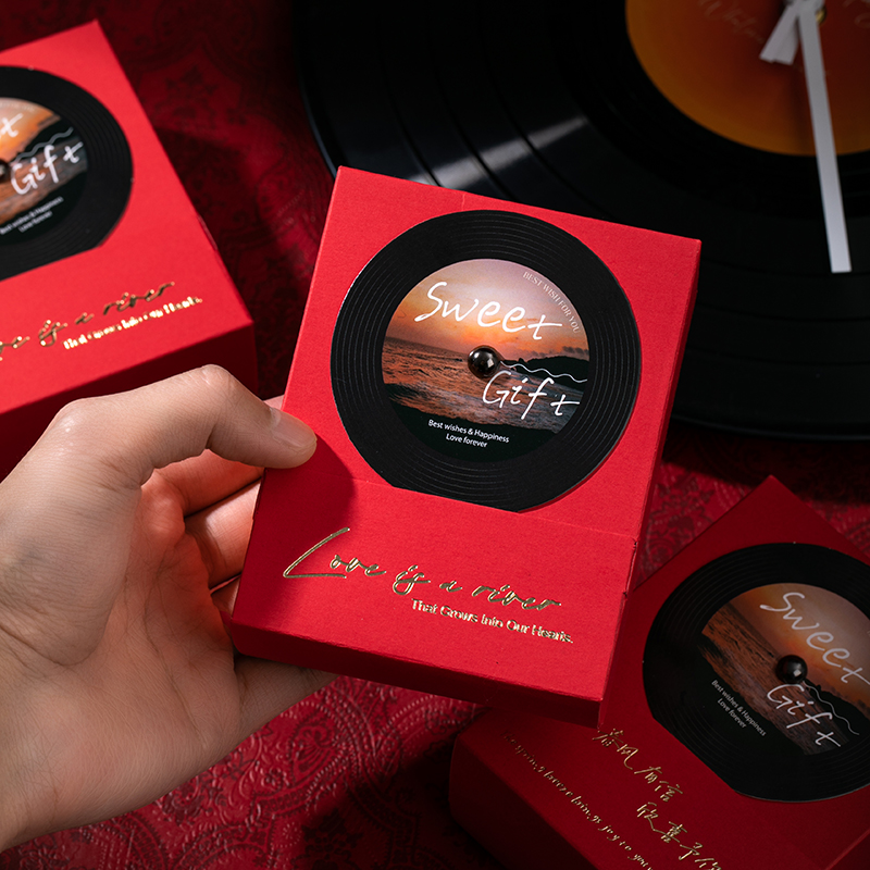 50个唱片喜糖盒ins风