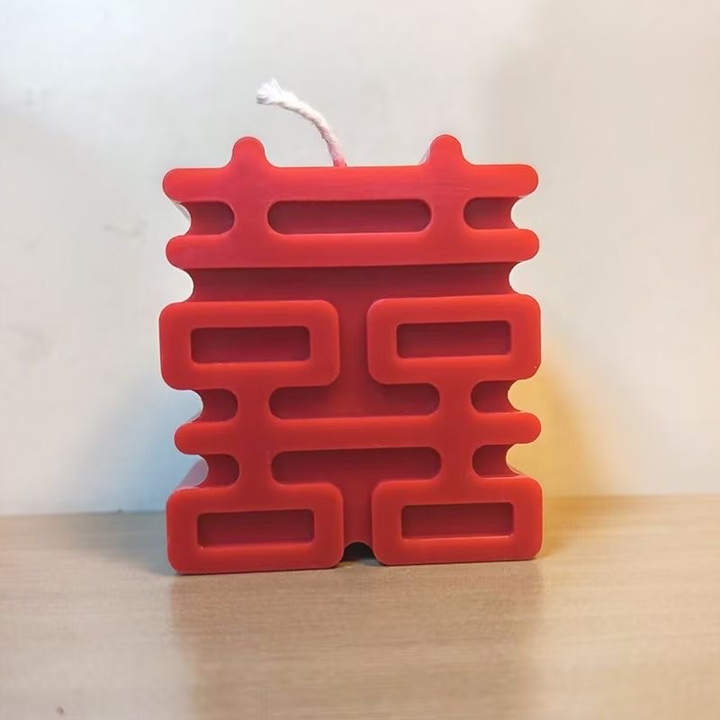 婚庆喜蜡烛复古罗马柱烛台婚礼氛围装饰摆件