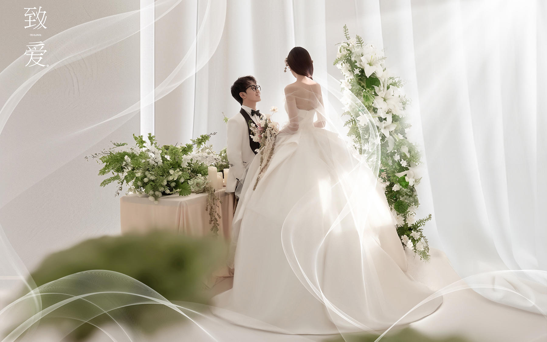 【真实客片】白纱婚纱照丨杨晨&刘彦婷