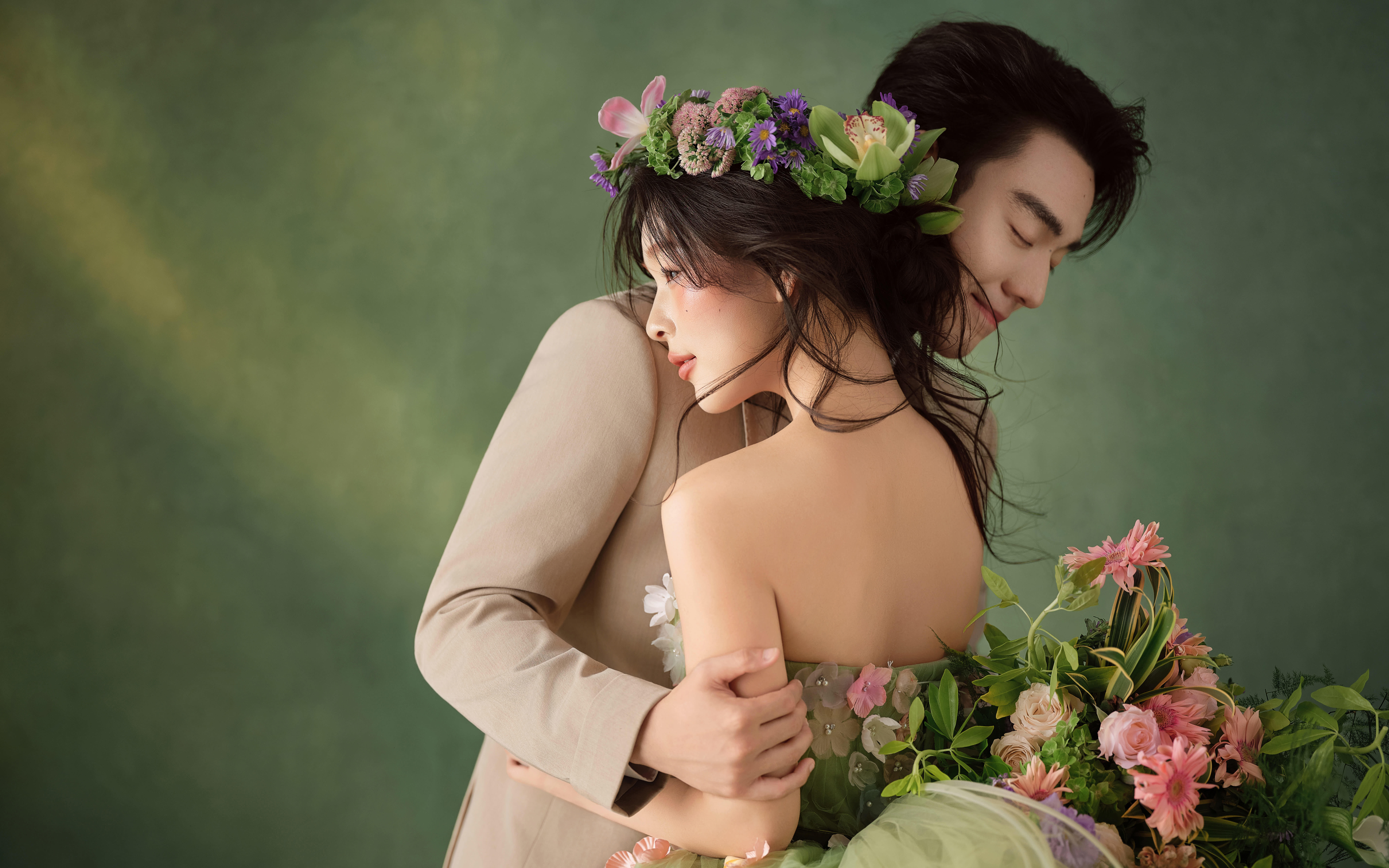 昆明婚纱照内景婚纱照复古婚纱照