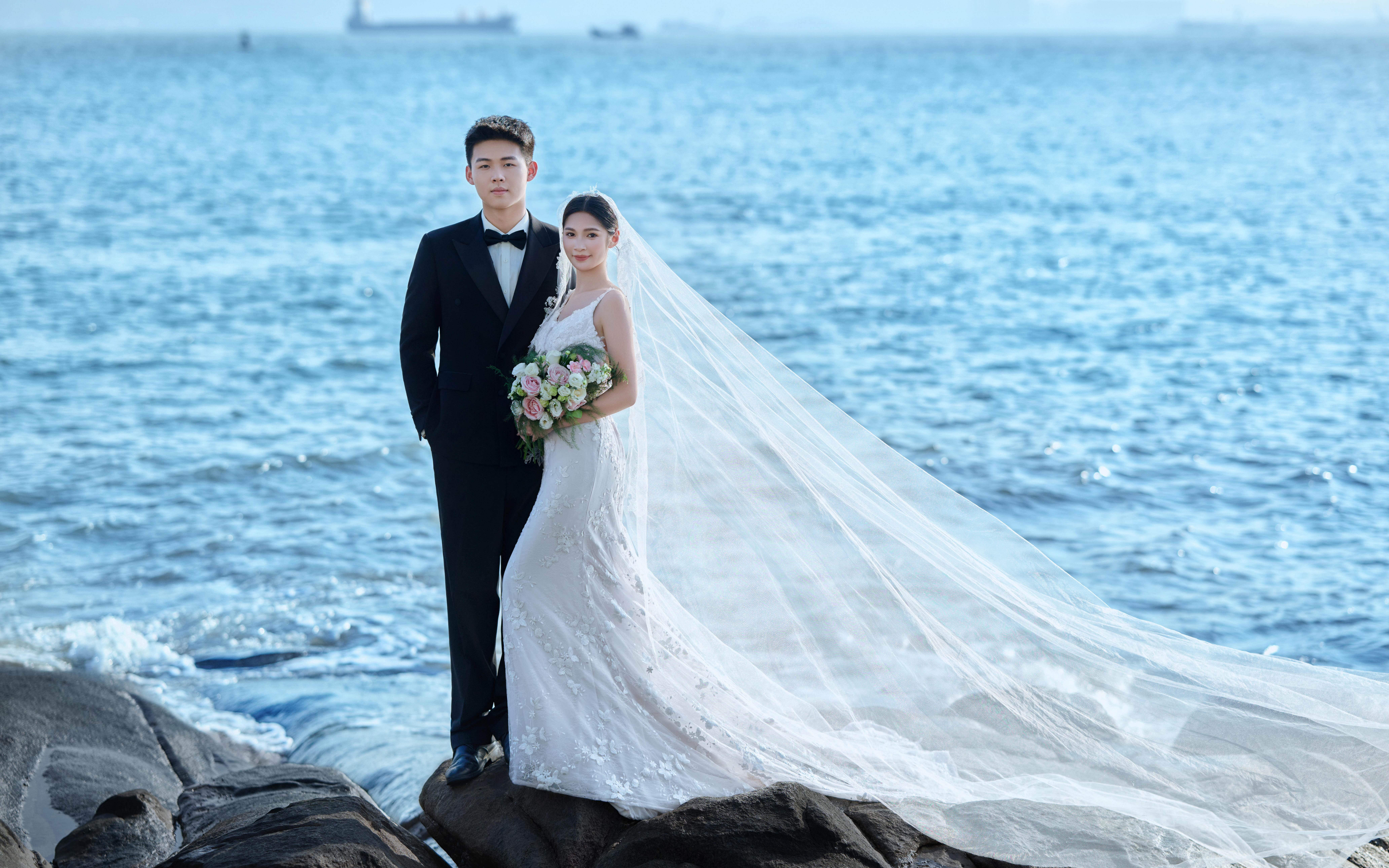 客片包真實(shí) 海景夕陽(yáng)海景配魚(yú)尾才是天花板