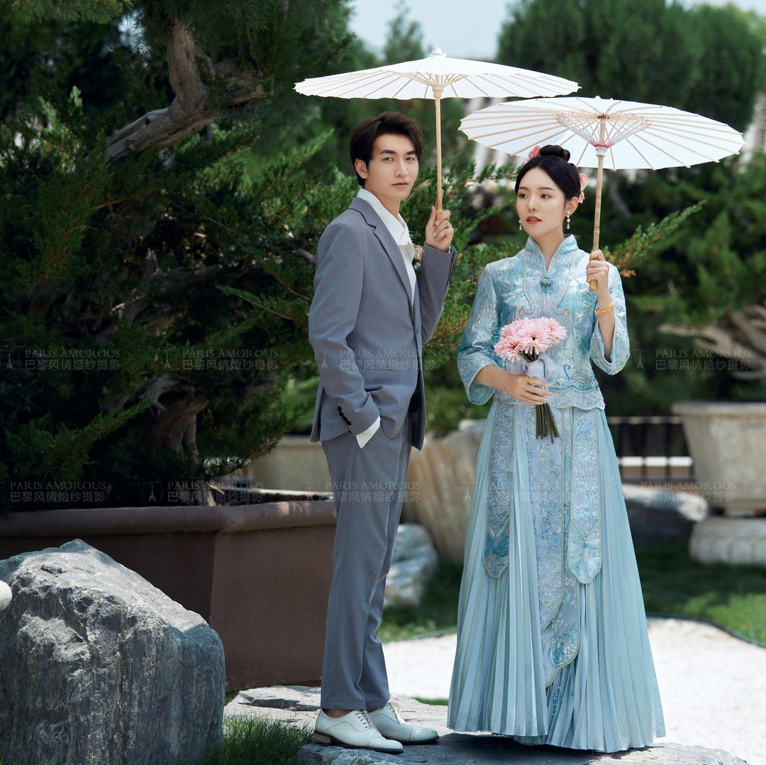 【巴黎风情婚纱摄影】客片：Mr.高&Mrs秦