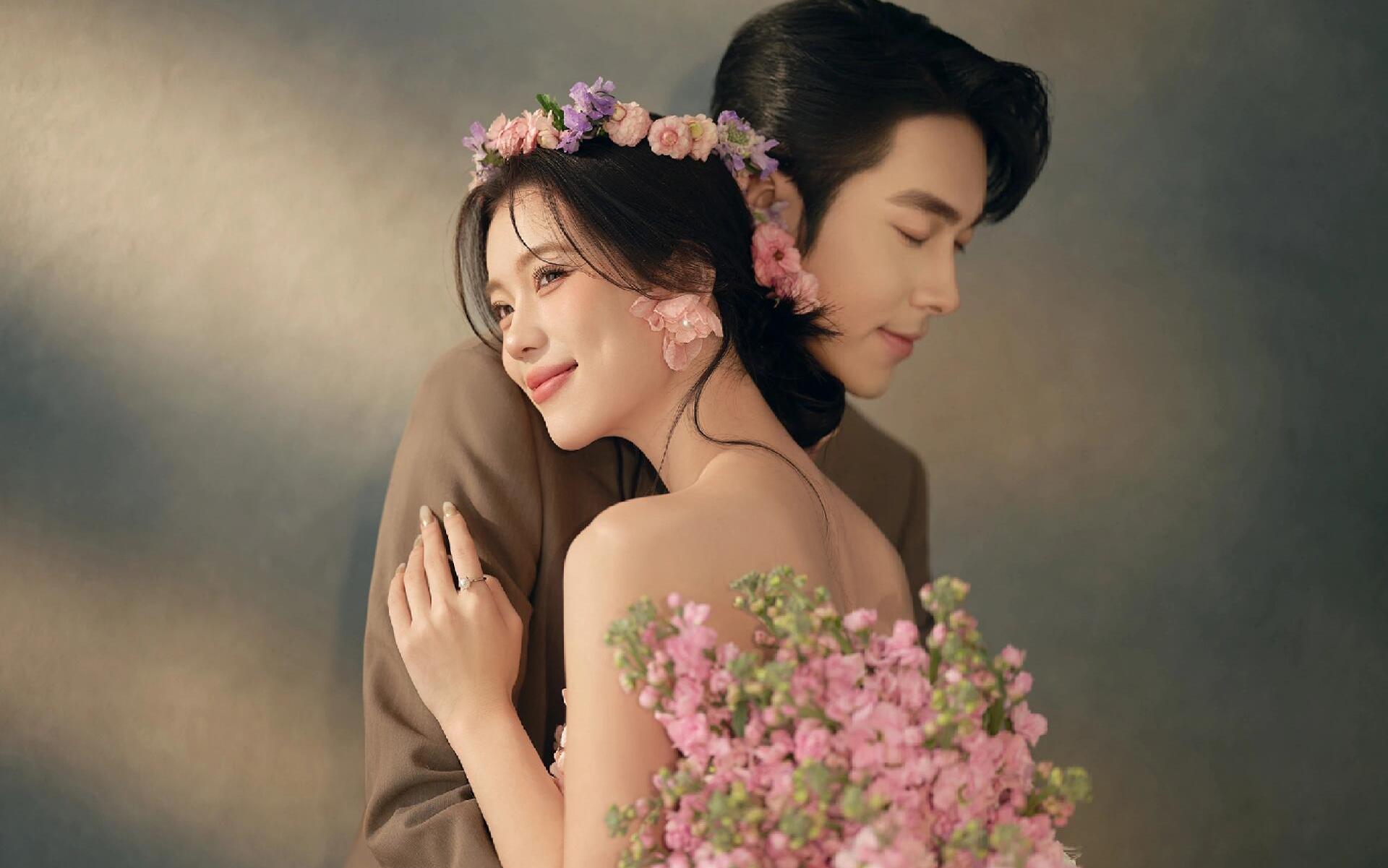 梦幻粉纱🌸浪漫到心巴上的花神婚纱照~|||🌈