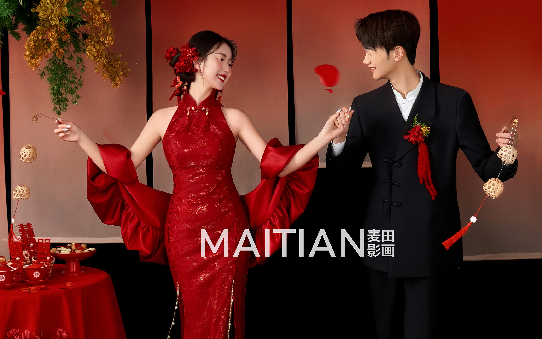 巴中預制訂婚照|甜蜜喜慶感輕松拿捏