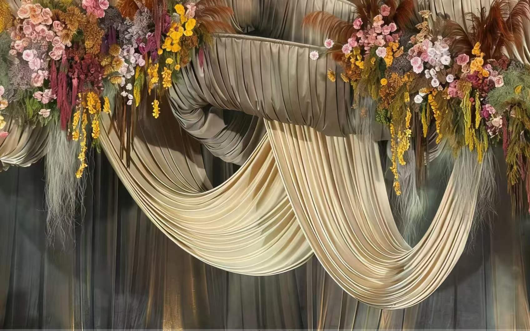 美拉德色调的秋日小众婚礼