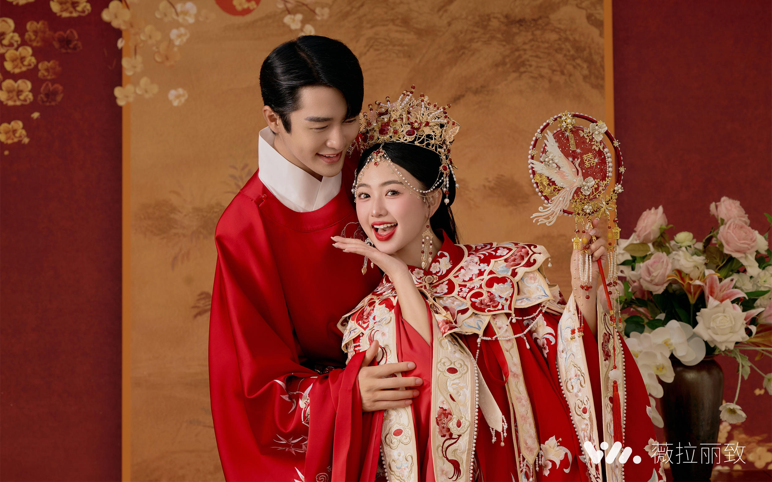 00后必拍的新中式喜嫁风婚纱照😍活泼俏皮