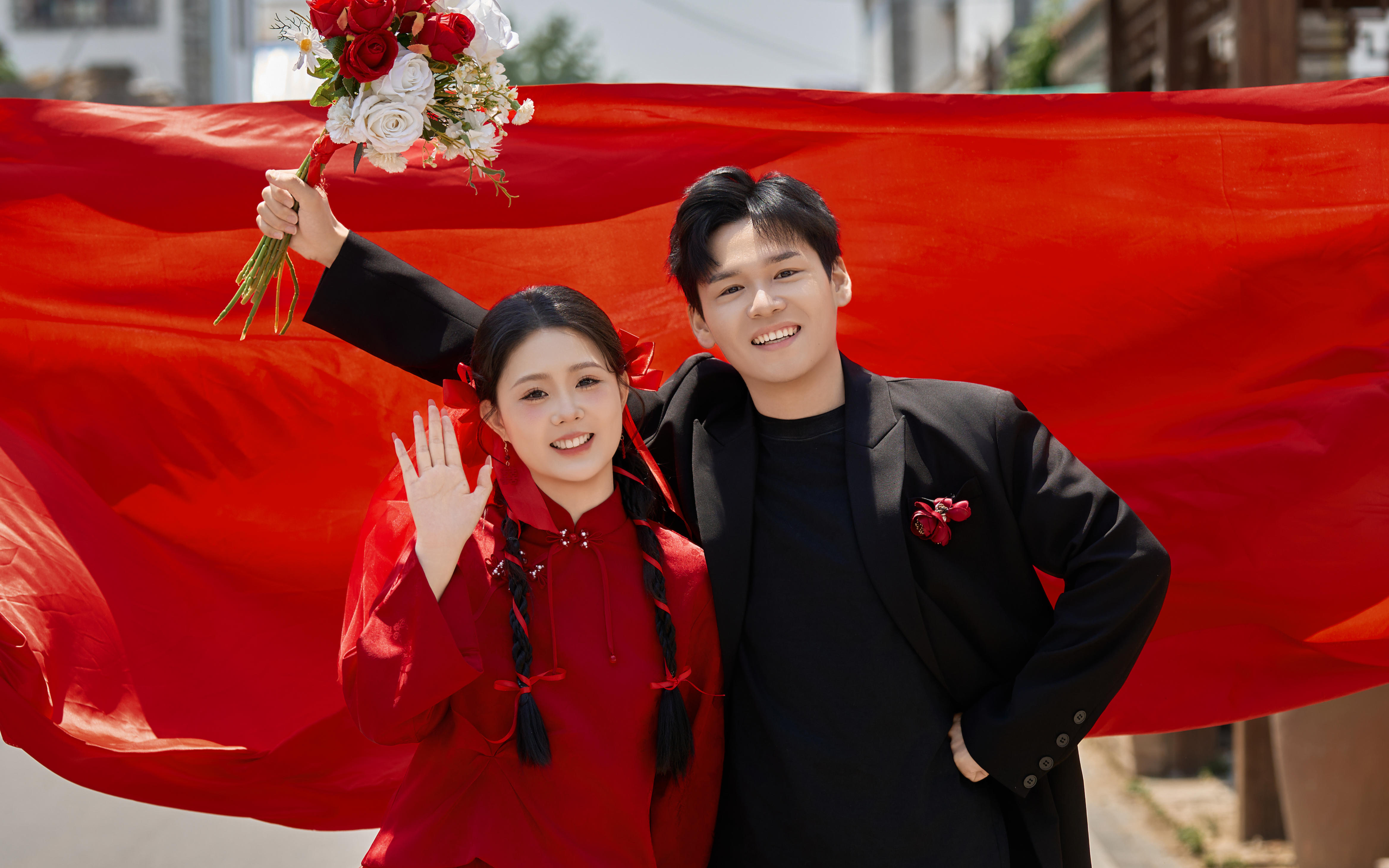 别的不说！但拍幸福感婚纱照我超会~❤