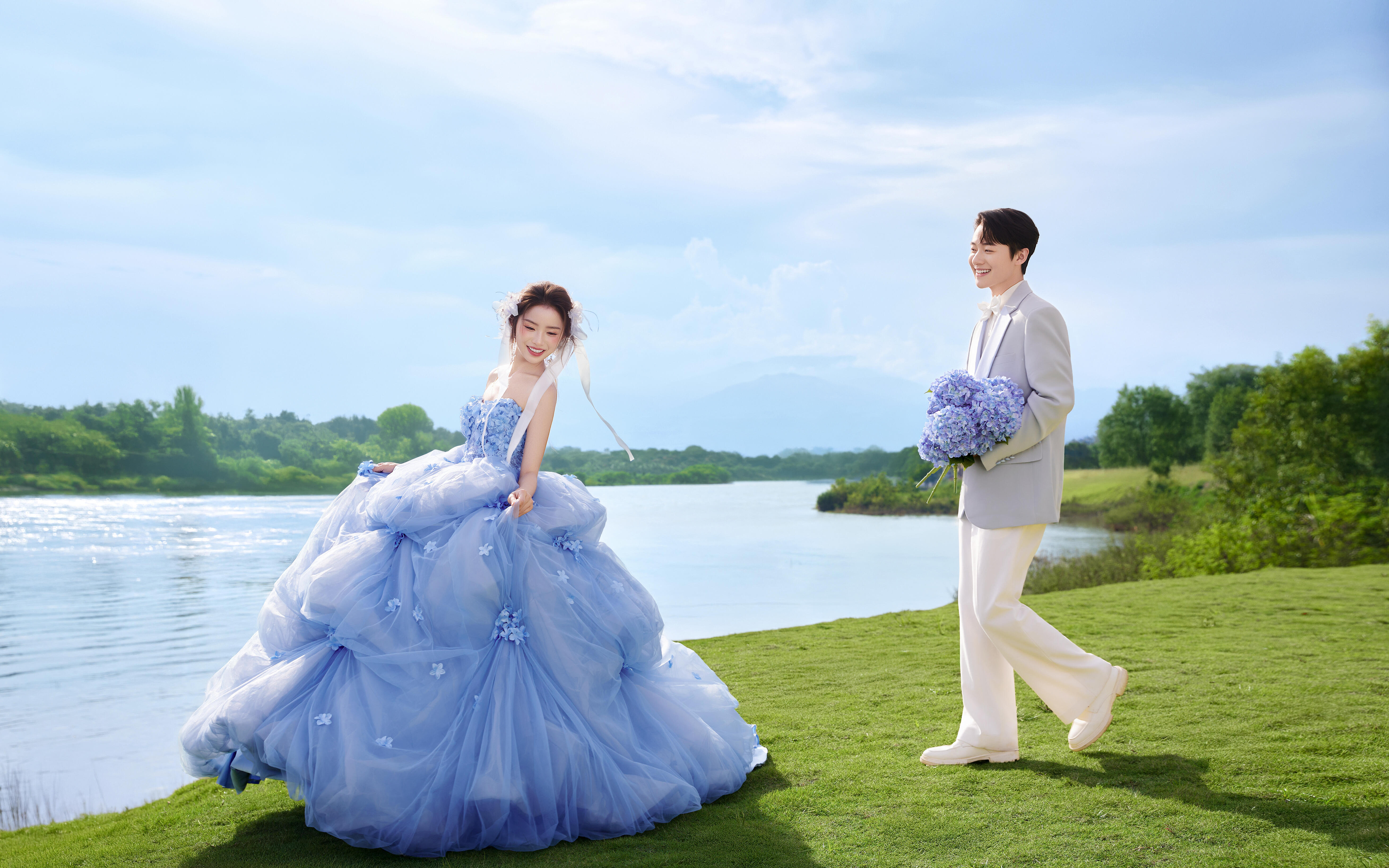 【美到犯規(guī)的藍(lán)色花神丘比特 太浪漫啦~ 】