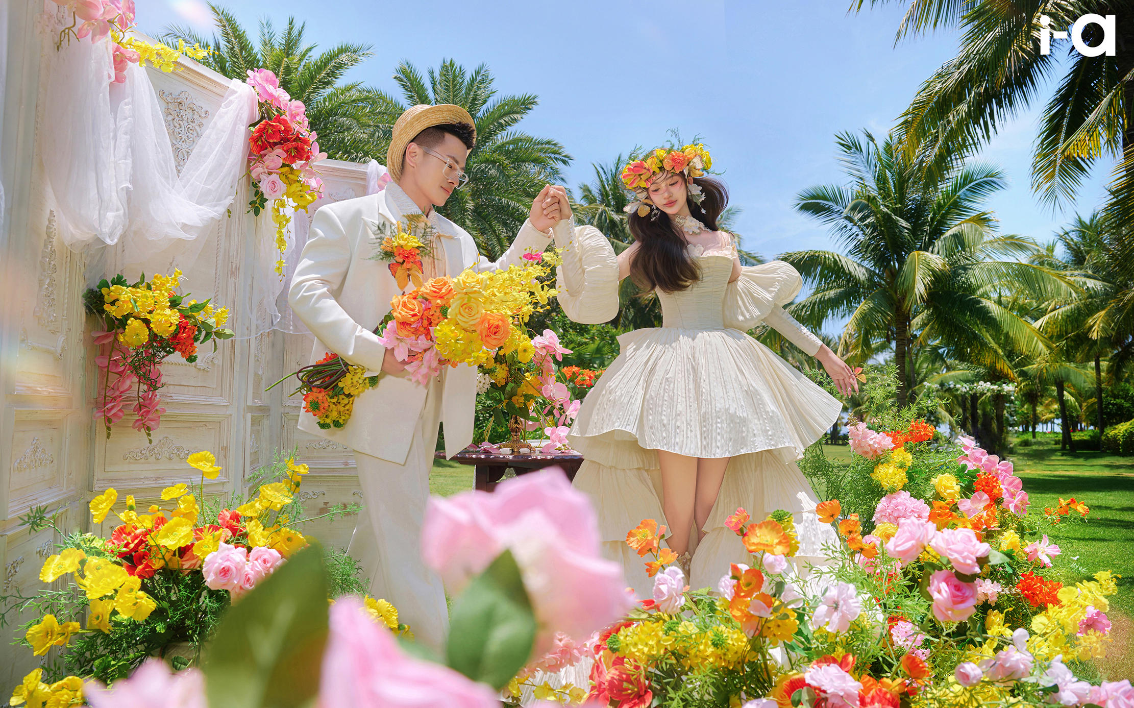 三亚客片·轻氧夏日✨椰林森系婚纱照