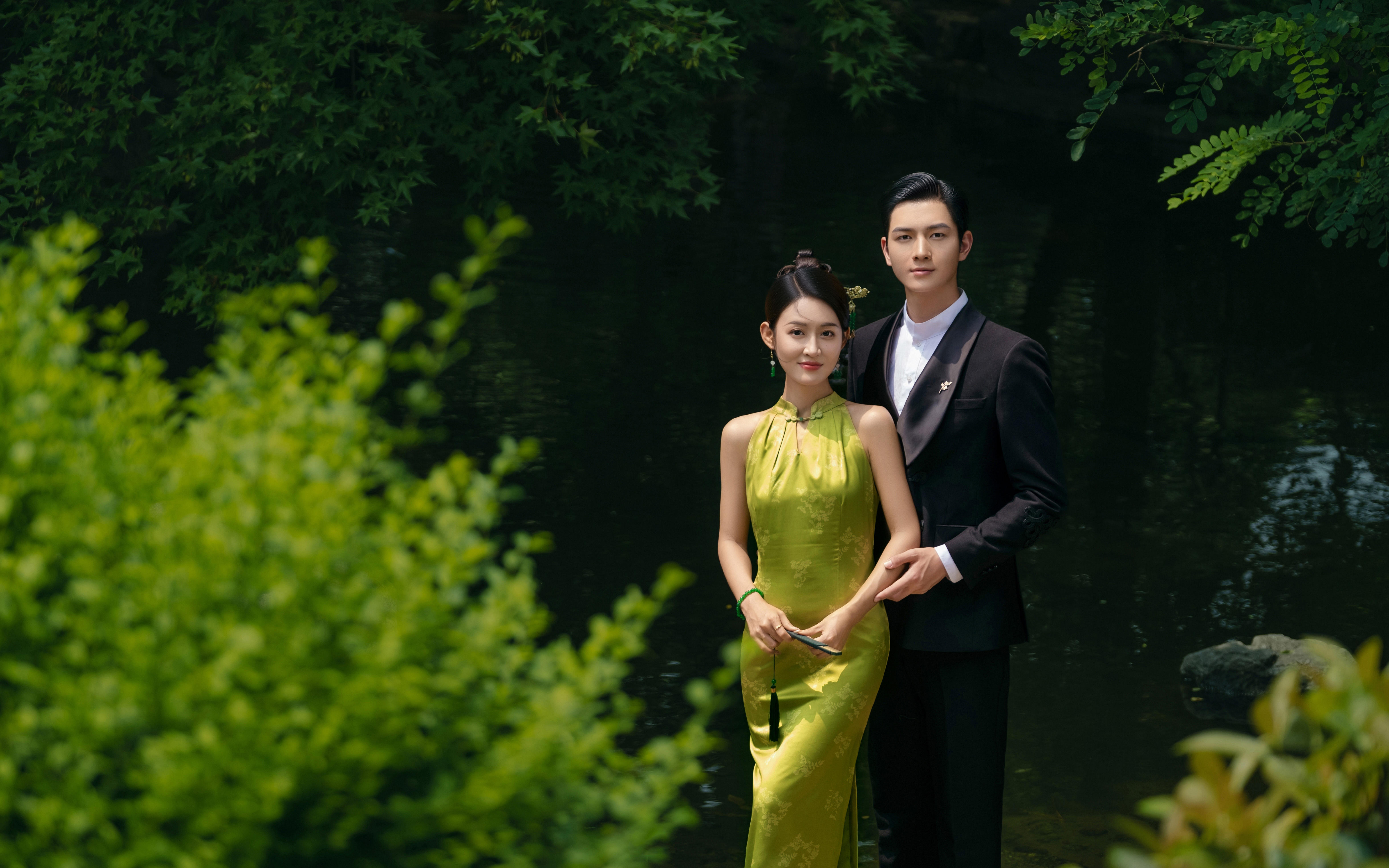 【新中式园林婚纱照】尽显清新雅致的氛围感 