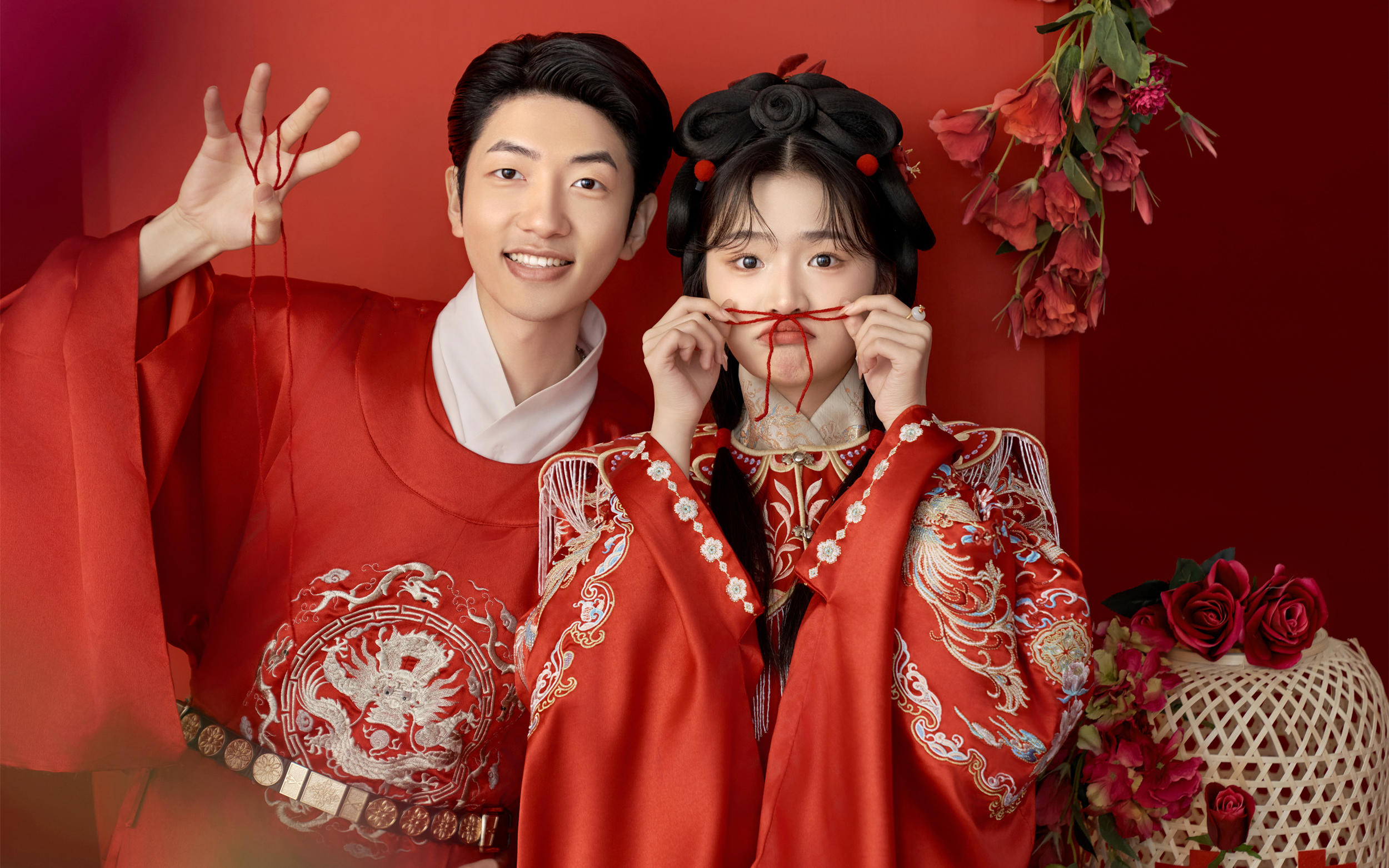 『今朝小喜事兒??』有點甜的漢服婚紗照!