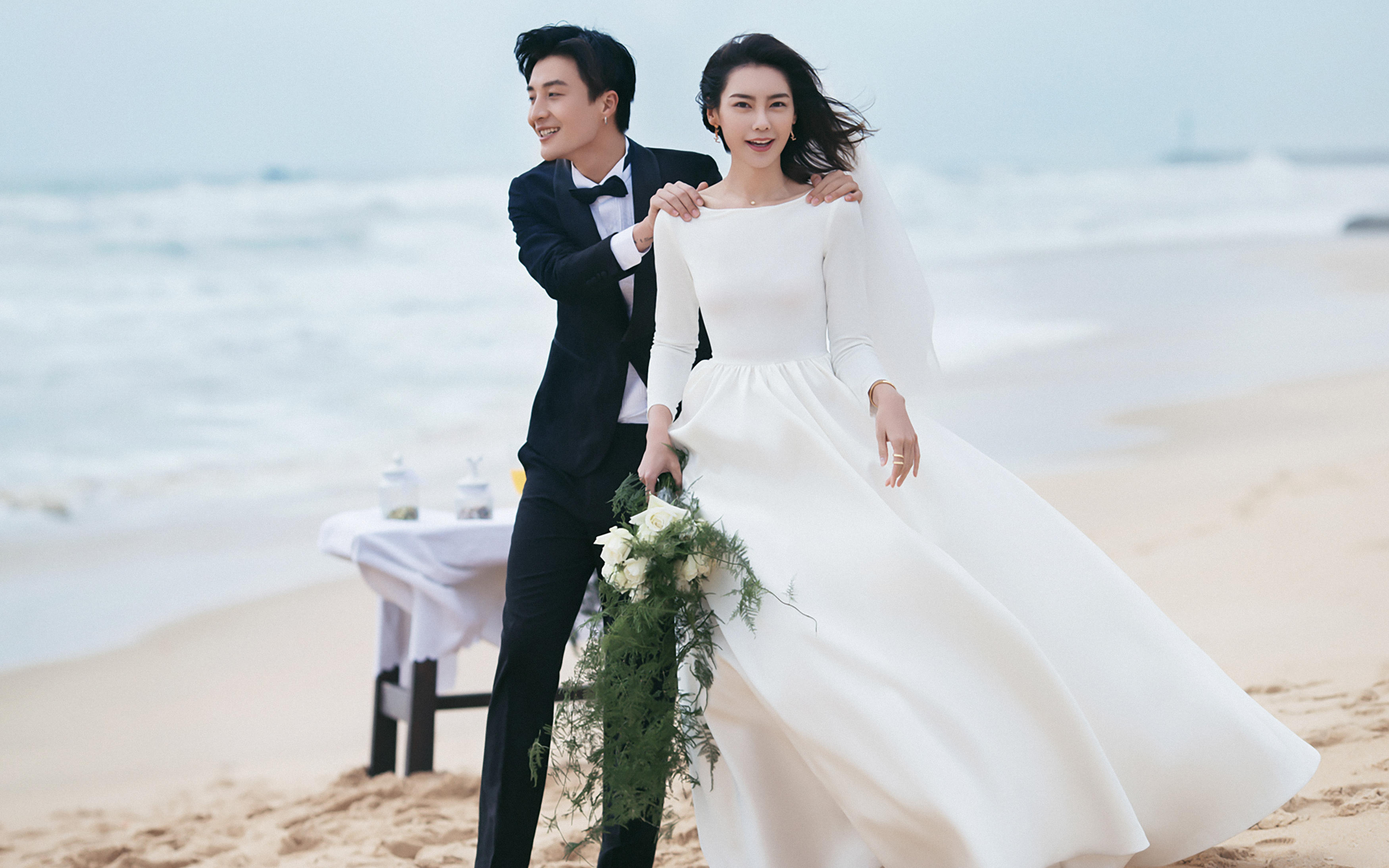 【法式印象】天哪！4K+??的三亞海鷗婚紗照美翻