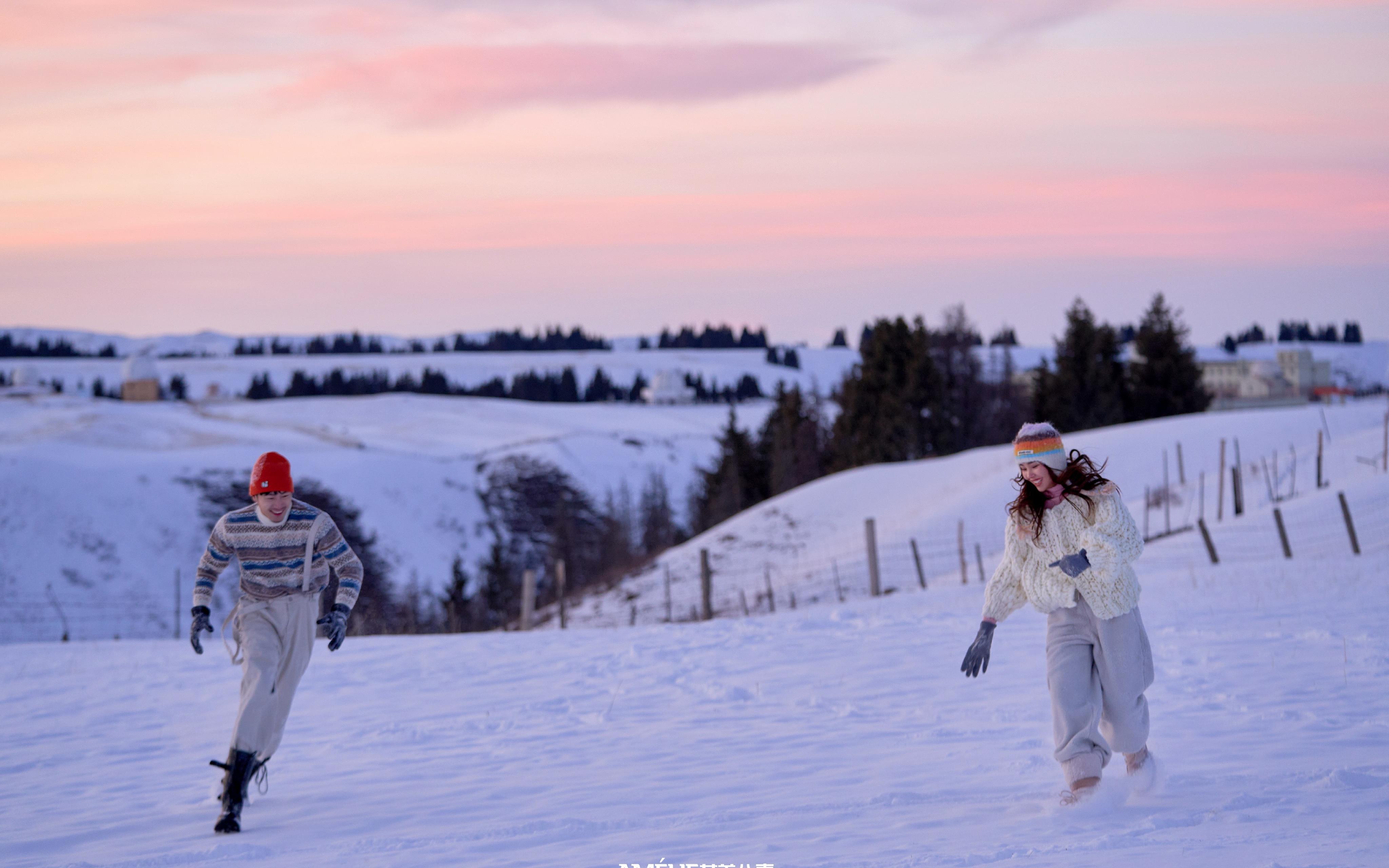 雪野嬉纱！甜暖氛围感封神❄️