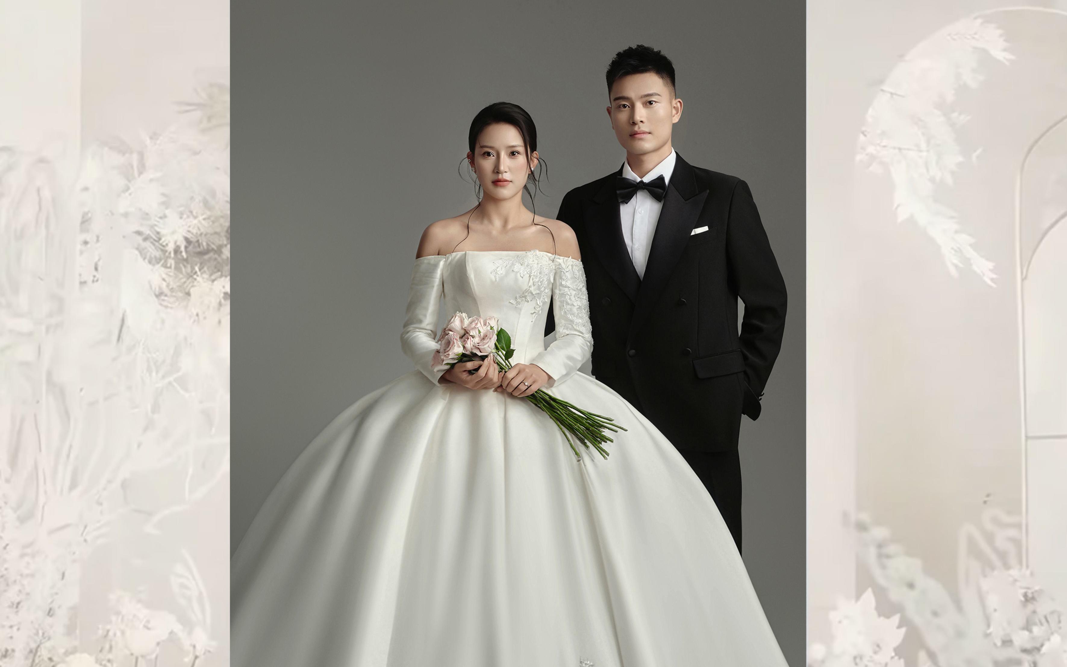 梦梦和小黑明天就结婚了！用哪张做迎宾海报好看呢？