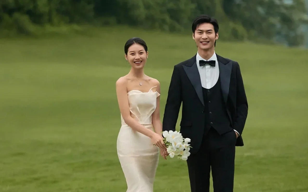 电影里的草坪婚纱照真的被我拍到啦❗