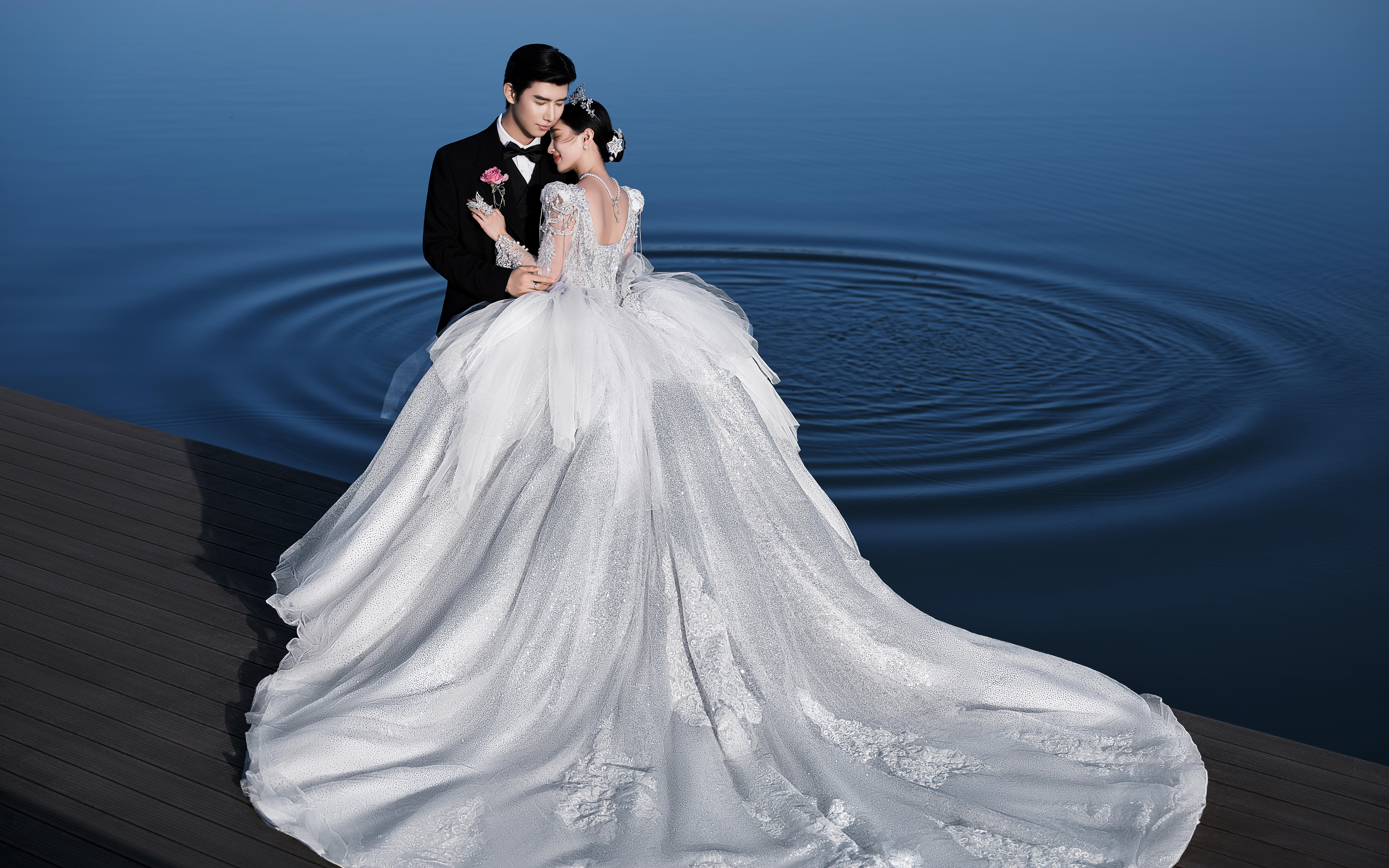 【海景婚纱照】蓝海为幕，光影作序，解锁浪漫叙事
