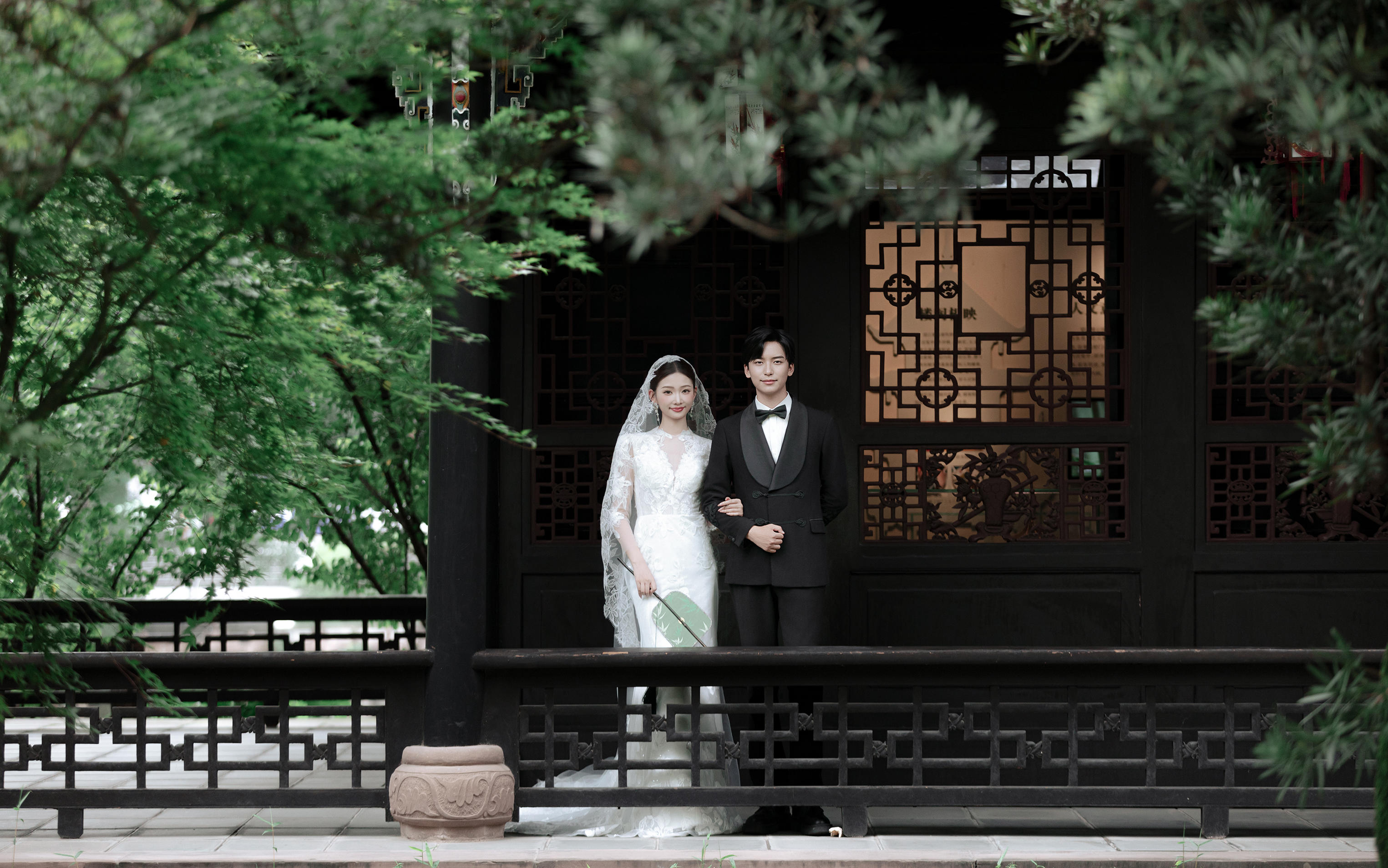 【米兰婚纱】新中式园林婚纱照